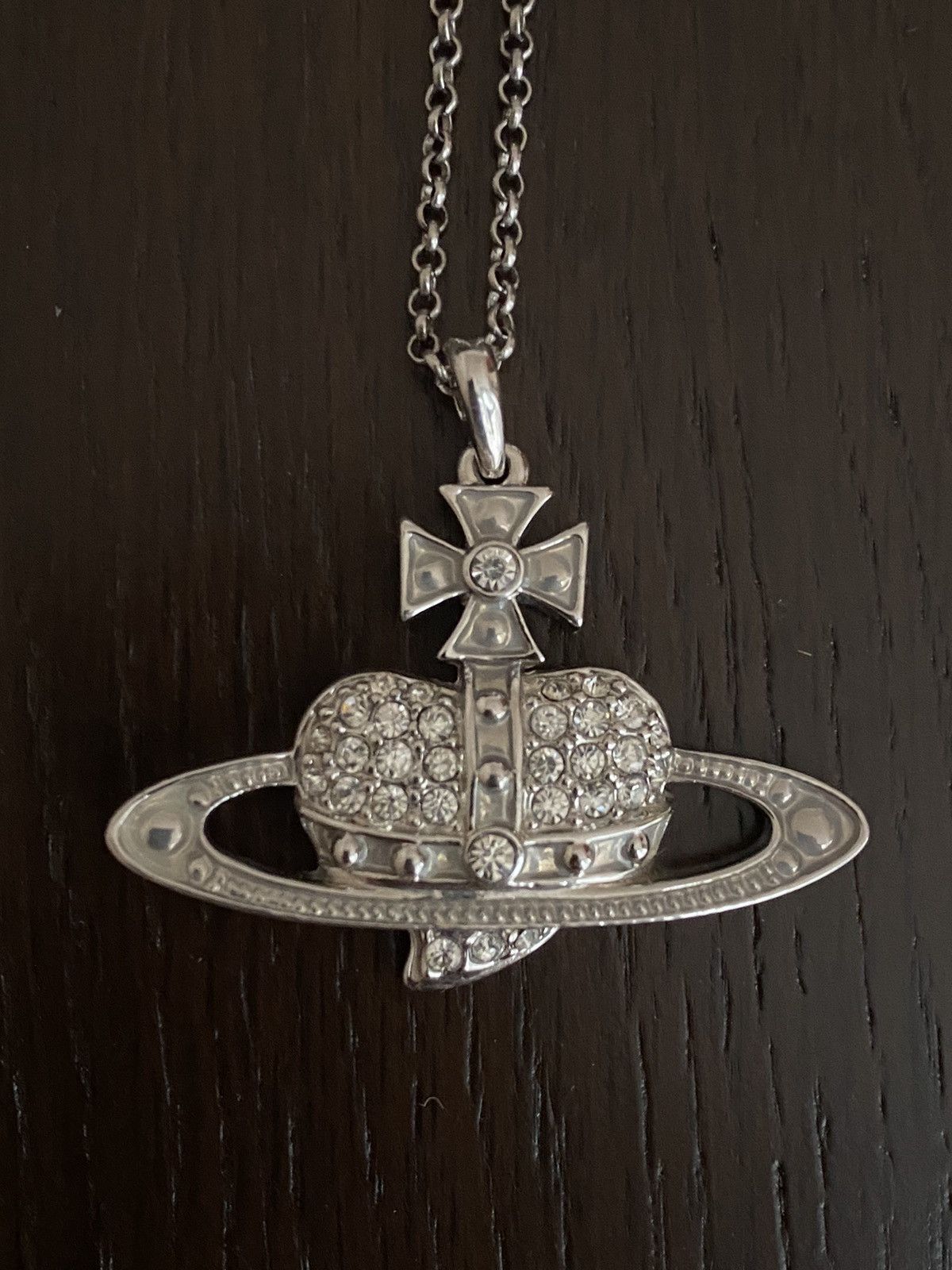 Vivienne Westwood Giant Crystal Heart Orb Necklace Size ONE SIZE - 8 Thumbnail