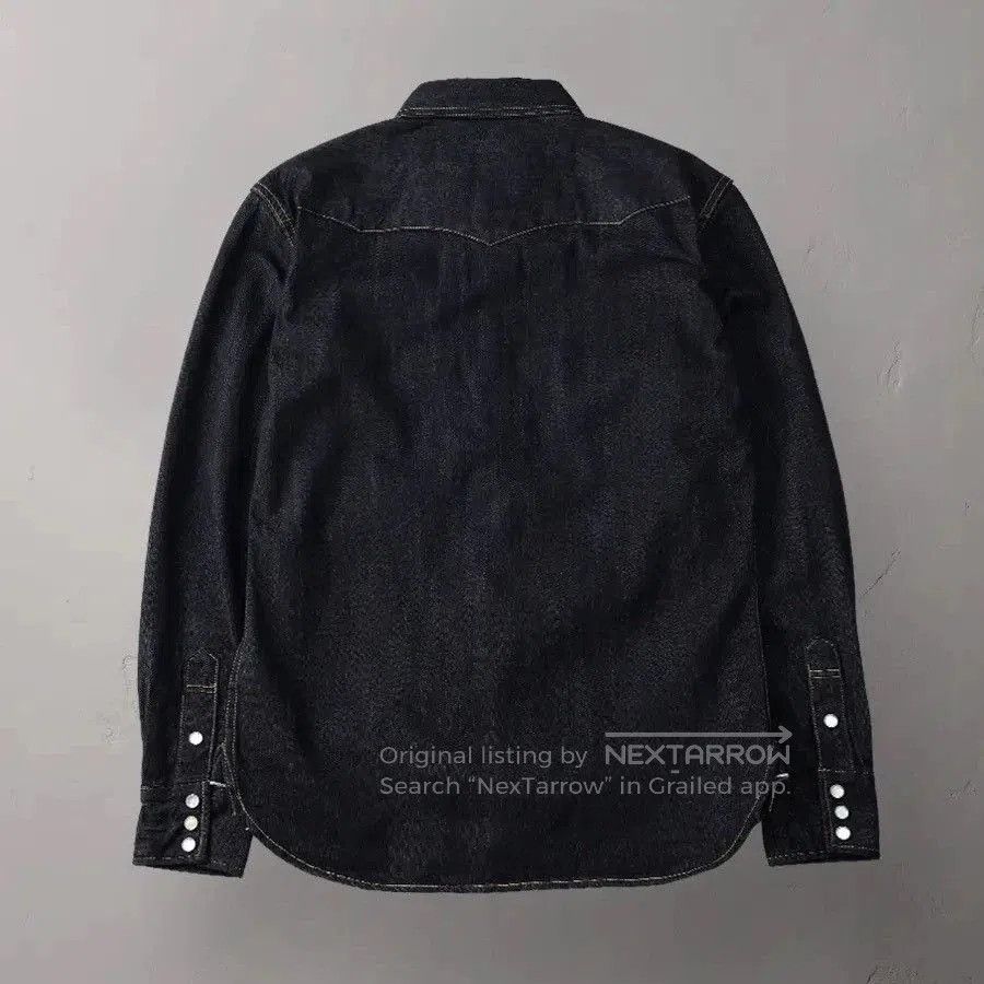 The Flat Head THE FLAT HEAD Classic Workwear Denim Shirt. Size US XS / EU 42 / 0 - 5 Thumbnail
