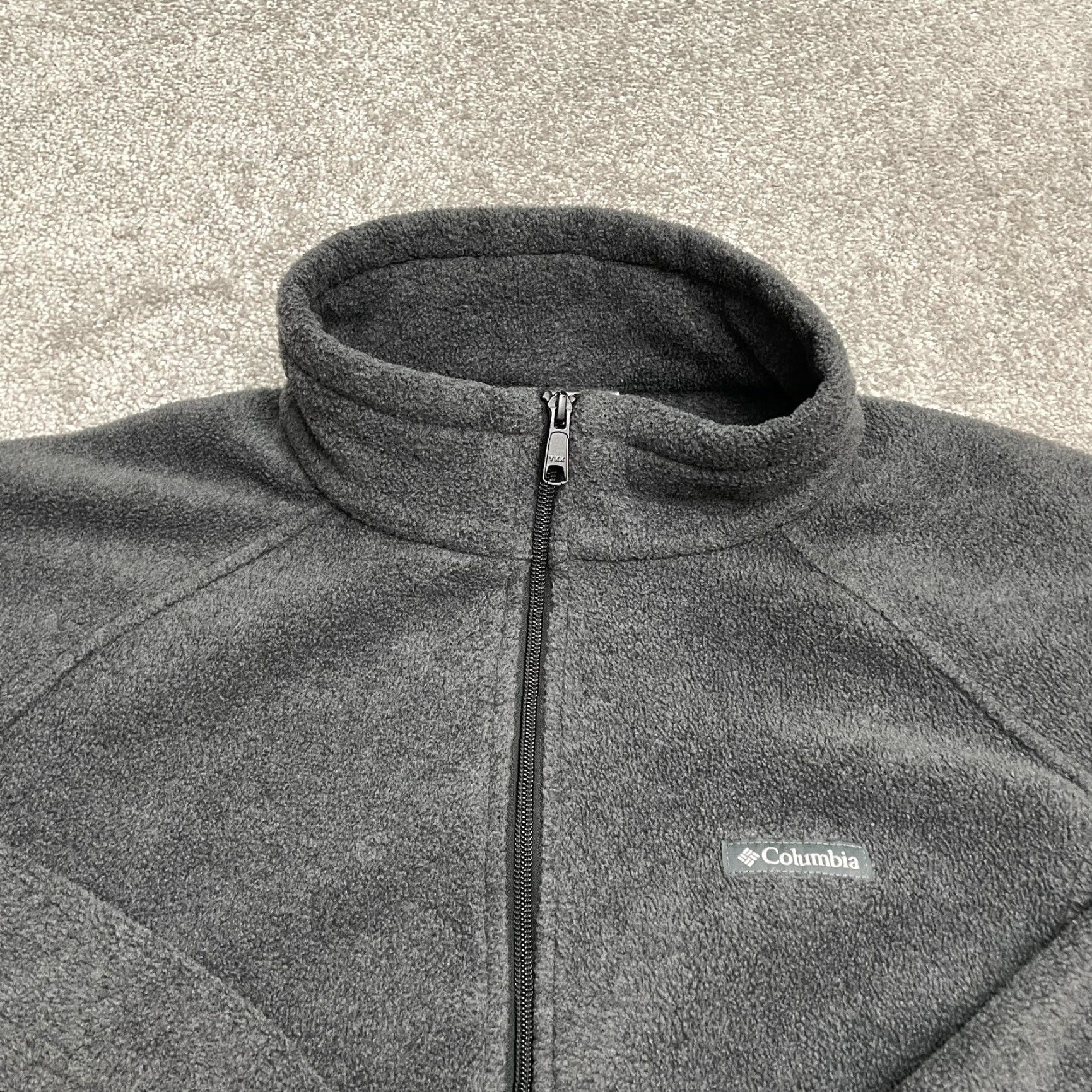 Vintage Columbia Jacket Benton Springs Fleece Gray Full Zip Womens 3X Outdoor Outdoor Hiking Classic, Designer, Outdoor Womens 3X Gray Jacket Size XXL / US 16-18 / IT 52-54 - 3 Thumbnail