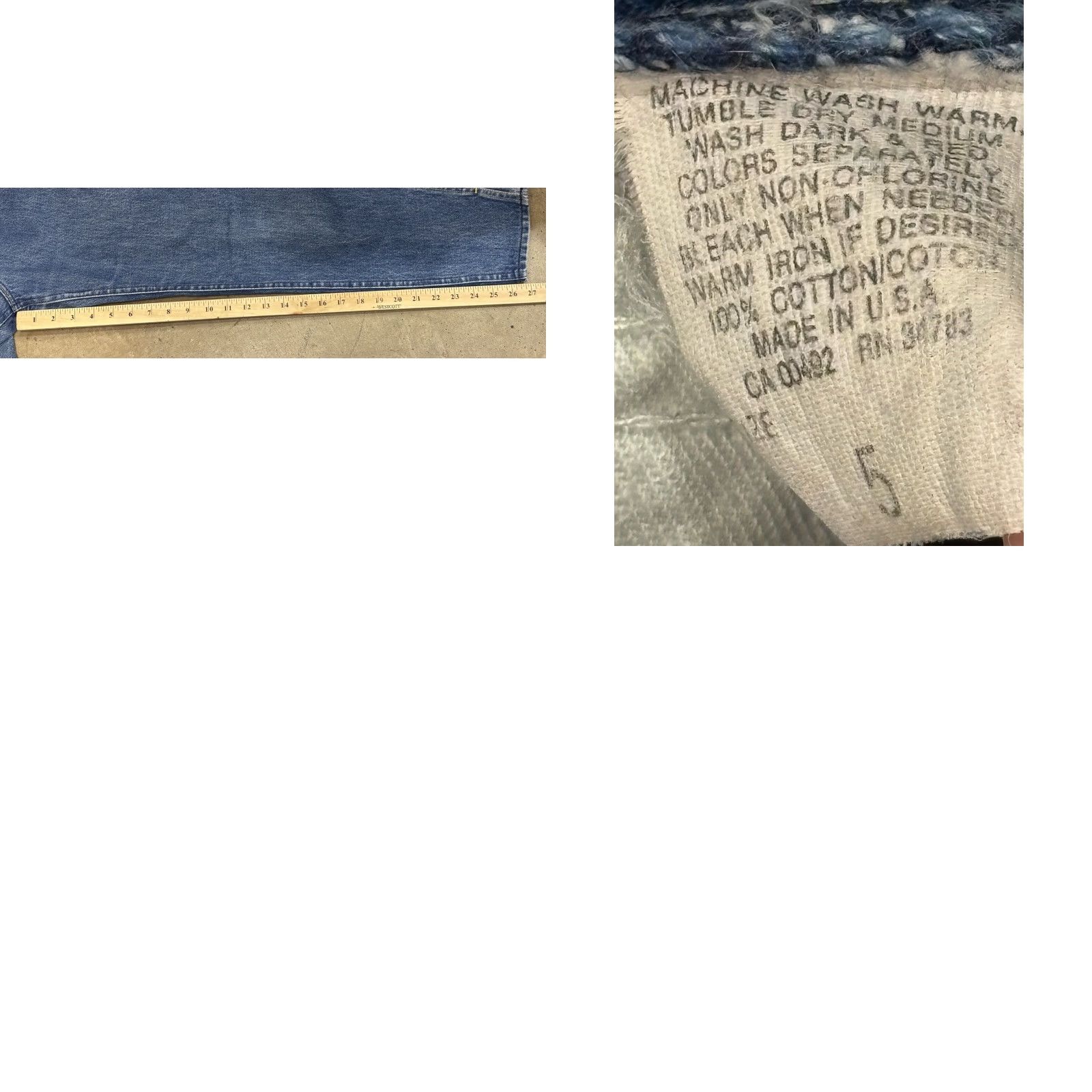 Lee VINTAGE Lee Jeans Womens 5 Yoke Front Mom Baggy Fit Pleated Denim Jeans 1980s USA Made US Size 5 Bottoms 27 Inseam Blue Womens Size 27" / US 4 / IT 40 - 8 Thumbnail