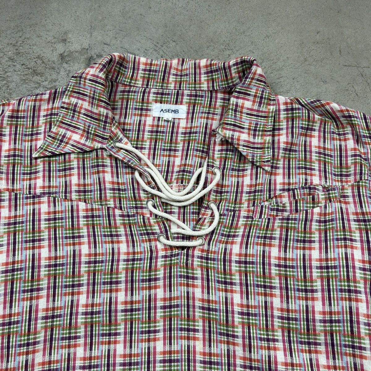Japanese Brand × Vintage 1990s ASEMB Japan Lace Top Size US M / EU 48-50 / 2 - 9 Thumbnail