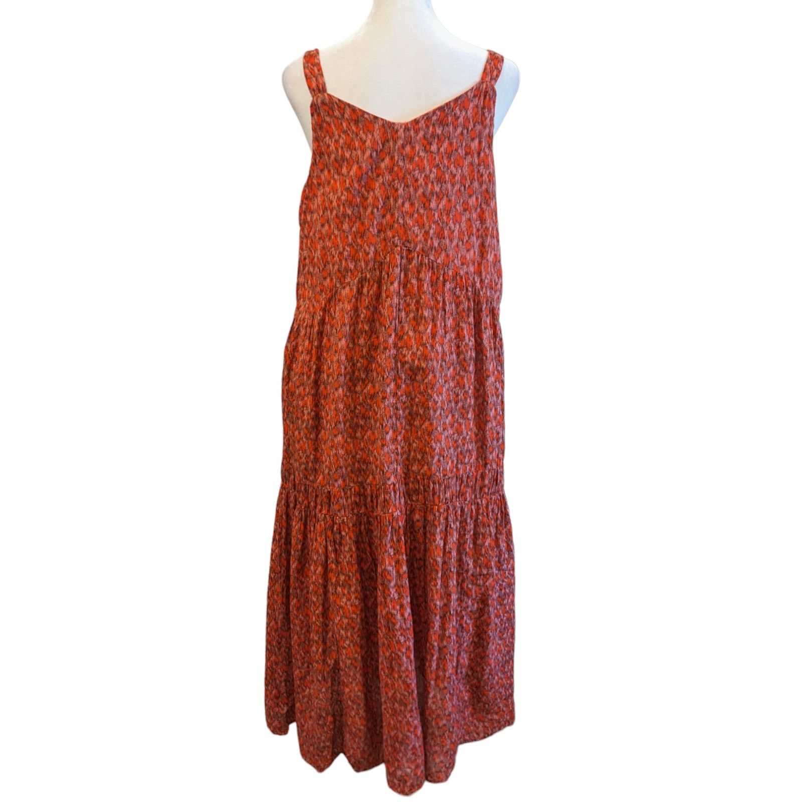 Joie JOIE Tea Rose Tiered Mermaid Maxi Dress Small Size S / US 4 / IT 40 - 5 Thumbnail