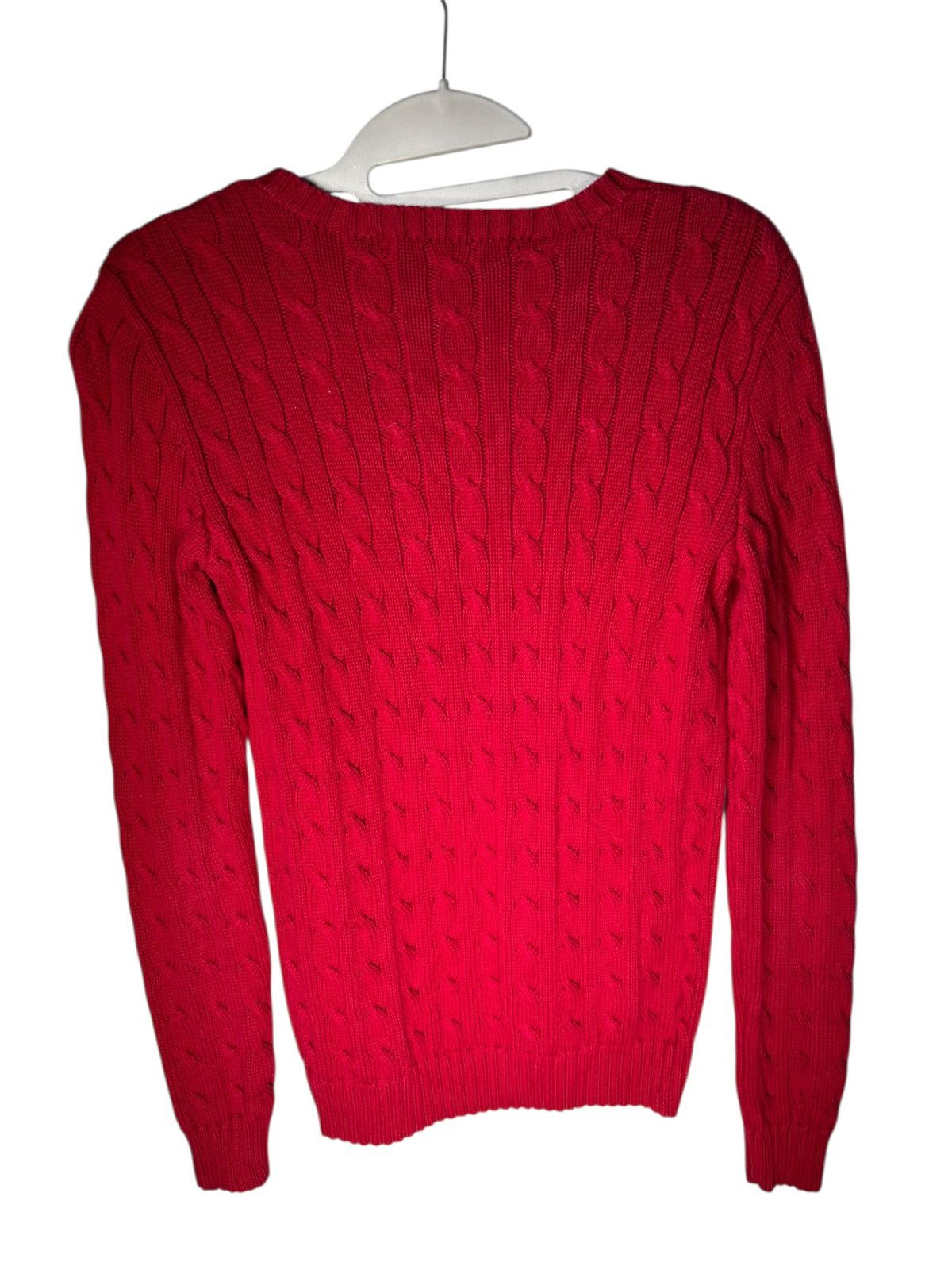 Vintage Polo Sport Cable Knit Sweater Size M / US 6-8 / IT 42-44 - 4 Thumbnail