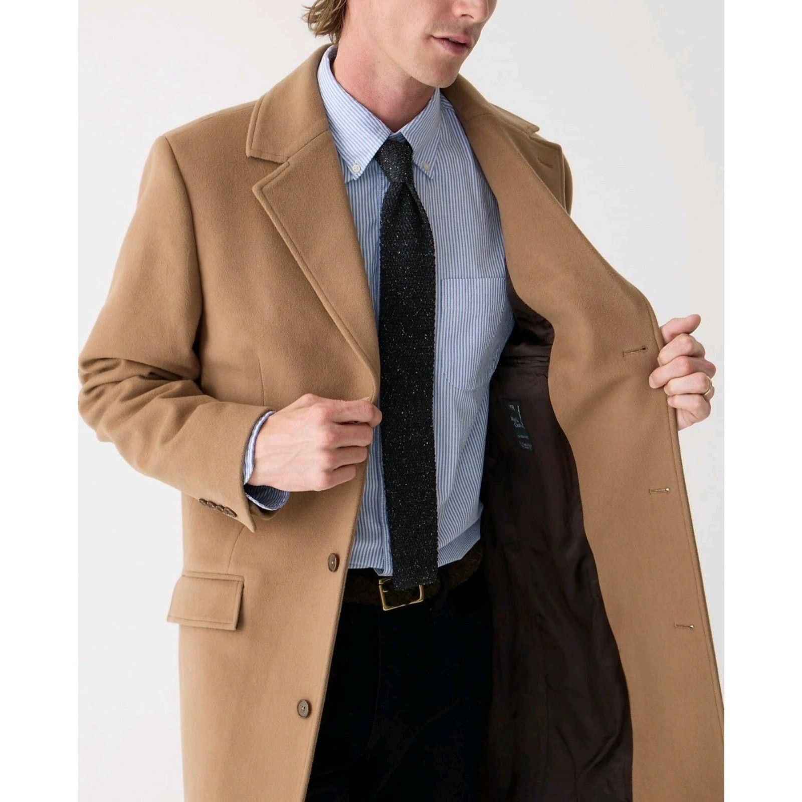 J.Crew J. Crew Ludlow $548 coat Toffee Italian Cashmere Wool 36R Size US XXS / EU 40 - 3 Thumbnail