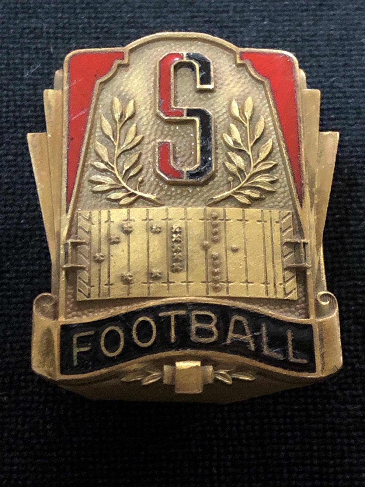 Other Vintage Football Belt Buckle Red & Black Size ONE SIZE - 2 Thumbnail