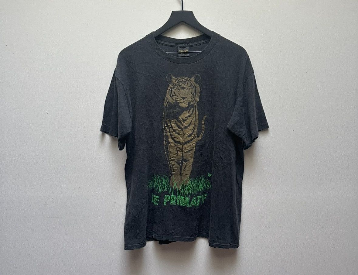 Other Made In USA Vintage 90’s Nature Tiger Breakthrough T-Shirt Size US L / EU 52-54 / 3 - 1 Thumbnail