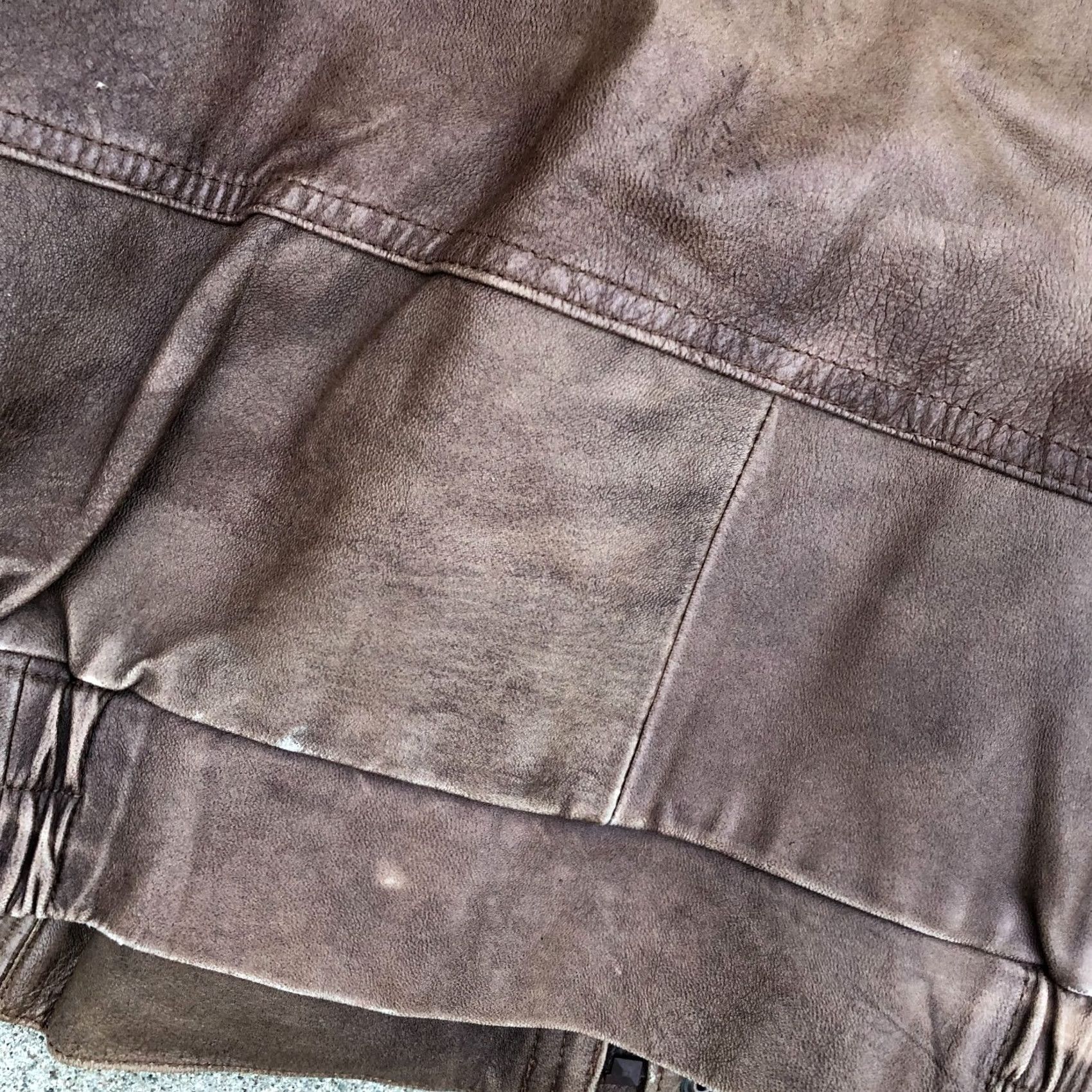 Vintage Vintage Alejandra Leather Bomber Jacket Men XL Brown Mexico Motorcycle Jacket Size US XL / EU 56 / 4 - 6 Thumbnail