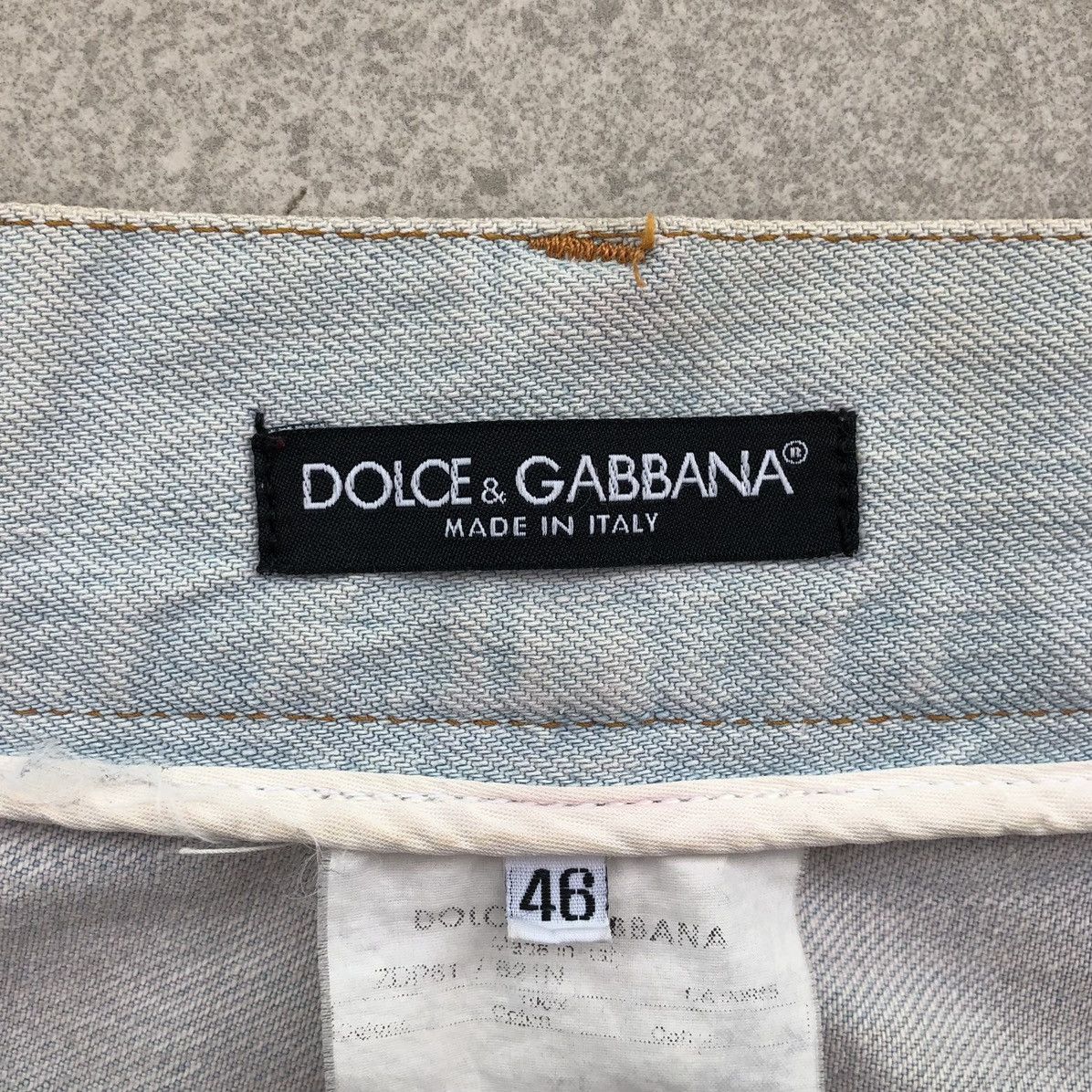 Dolce & Gabbana Vintage Dolce And Gabbana Red Denim Pants Size US 31 - 18 Thumbnail