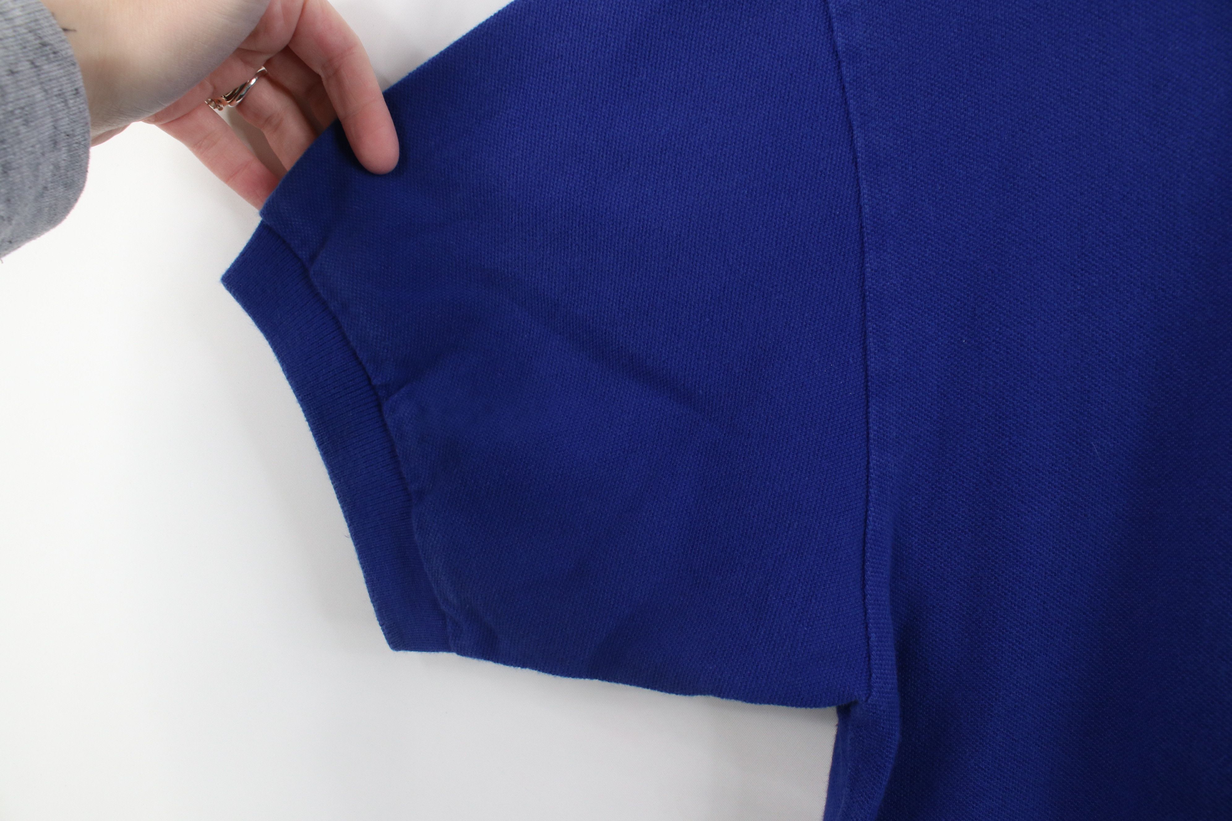 Nautica Vintage 90s Nautica Spell Out Collared Golf Polo Shirt Blue Size US M / EU 48-50 / 2 - 10 Thumbnail