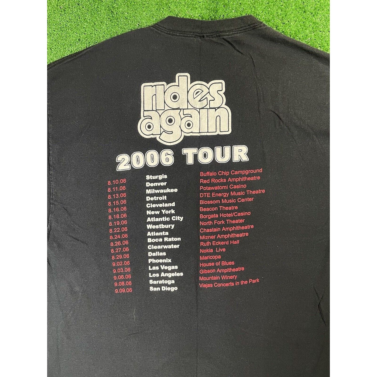 Vintage James Gang Rides Again 2006 Tour Shirt XL Faded Black Shirt Size US XL / EU 56 / 4 - 2 Thumbnail