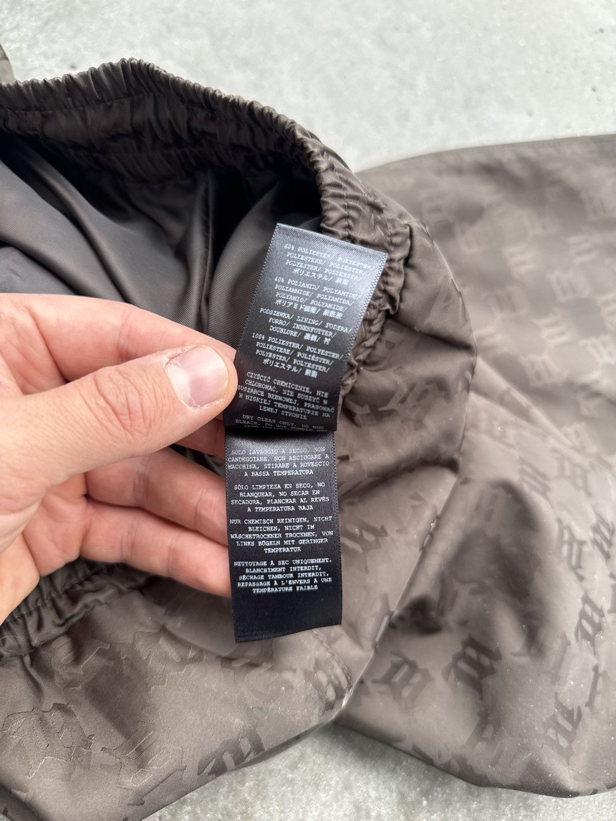 Misbhv Misbhv monogram brown jogger sweatpants nylon streetwear Size US 32 / EU 48 - 6 Thumbnail