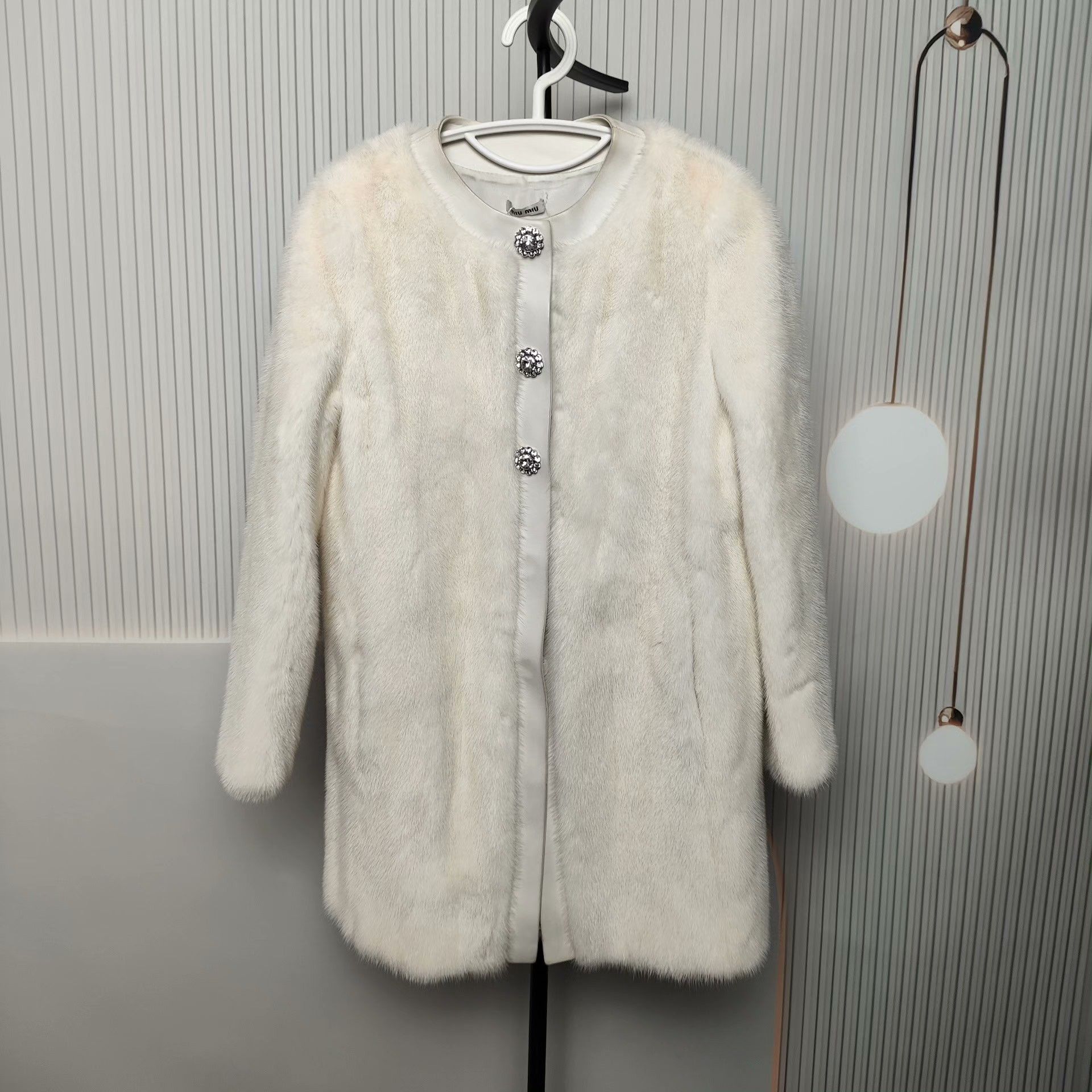 Miu Miu Miu Miu White Coat 36 Women Size S / US 4 / IT 40 - 1 Thumbnail