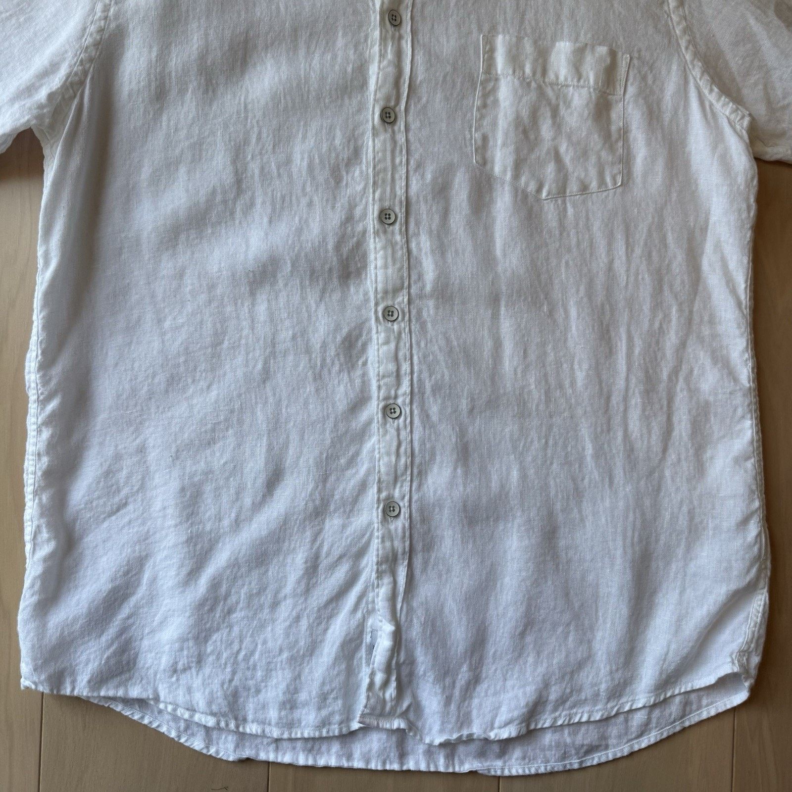 Rodd & Gunn Rodd & Gunn Linen Shirt XL White Casual Short Button Up Size US XL / EU 56 / 4 - 4 Thumbnail