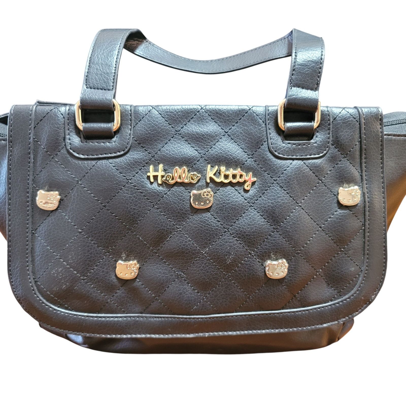 Other Loungefly Hello Kitty Black Quilted Purse Size ONE SIZE - 2 Thumbnail