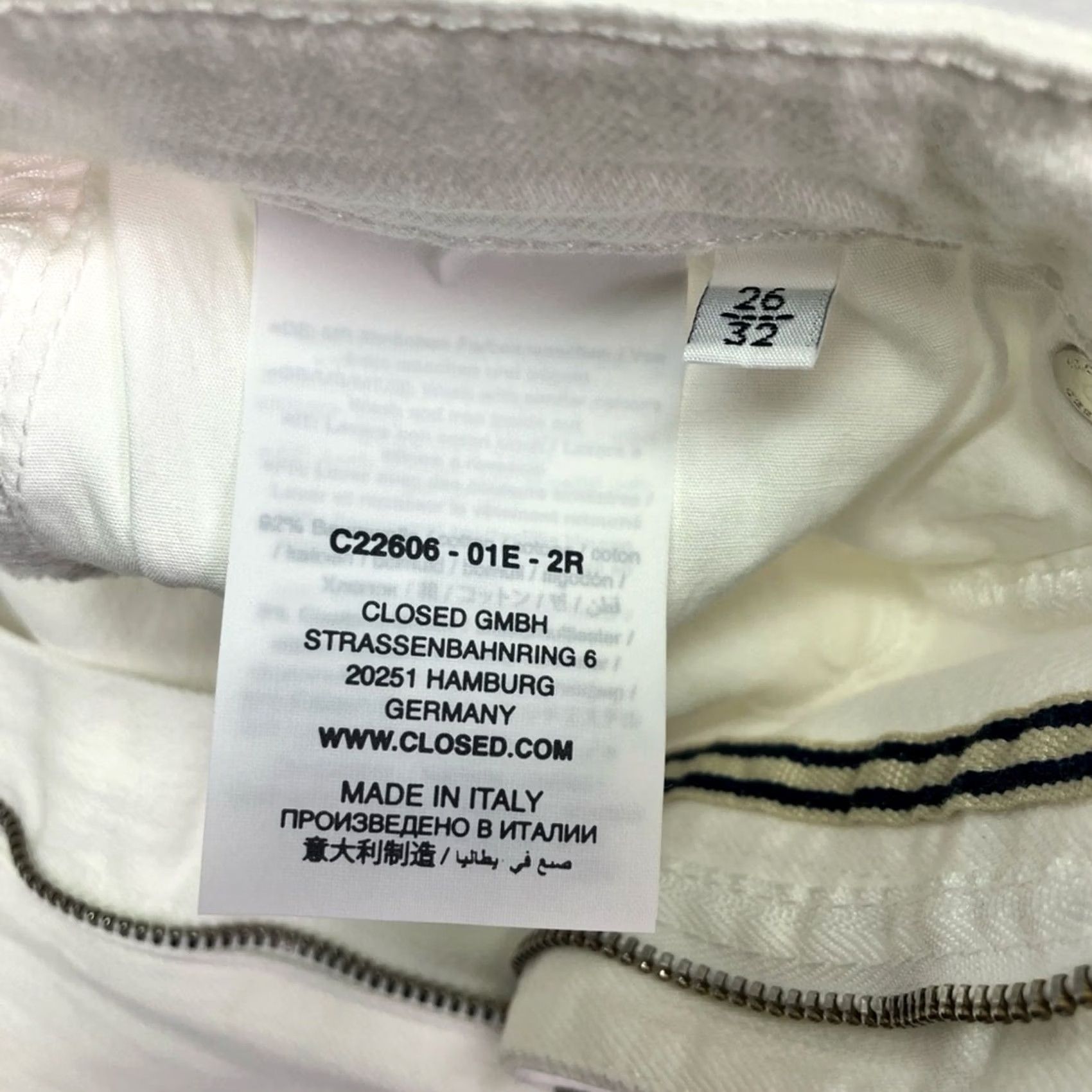 CLOSED Closed Jeans Crop Flare High Rise Ecru White Kick Flare Ankle Denim NWT Size 26 Womens Size 26" / US 2 / IT 38 - 7 Thumbnail