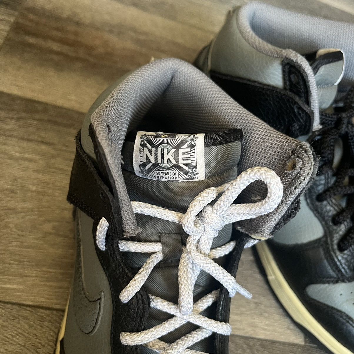 Nike Vintage Nike Dunk High 50 Years of Hip Hop DV7216-001 Size 9 Size US 9 / EU 42 - 7 Thumbnail