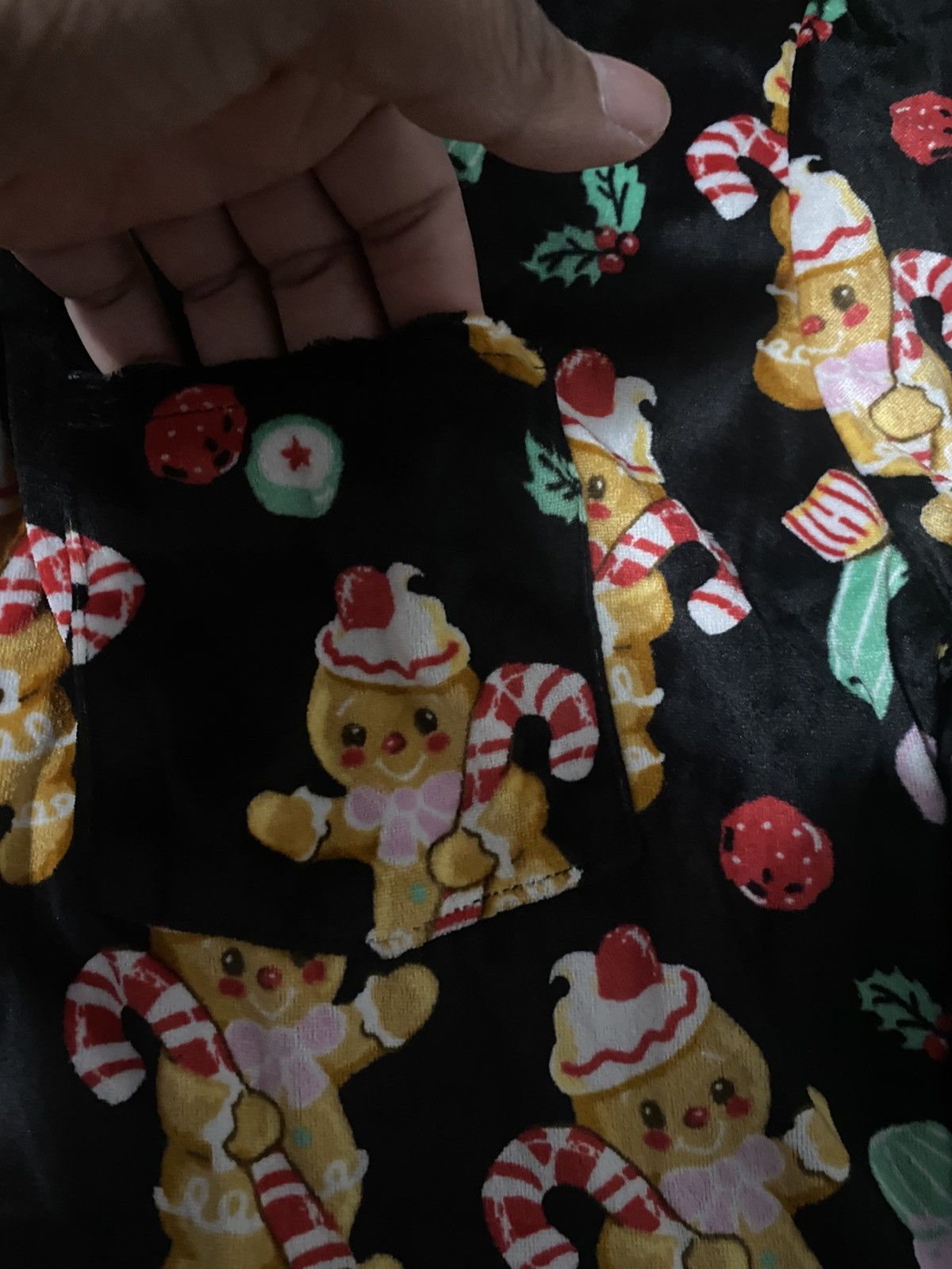 Other Cozy & Cute Holiday Time Gingerbread Man Button-Up Shirt Size L / US 10 / IT 46 - 4 Thumbnail