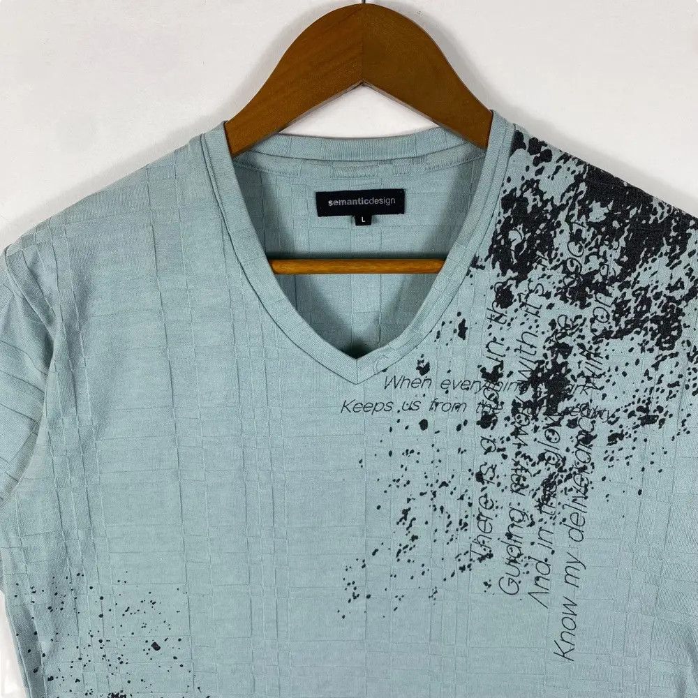 semanticdesign SEMANTIC DESIGN Poetry Paint Splatter Design Tee Shirt Large Size US M / EU 48-50 / 2 - 2 Thumbnail