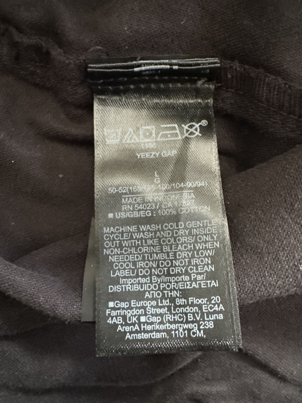 Gap Yeezy Gap Sateen Cargo Pants Sateen Black Size US 36 / EU 52 - 5 Thumbnail