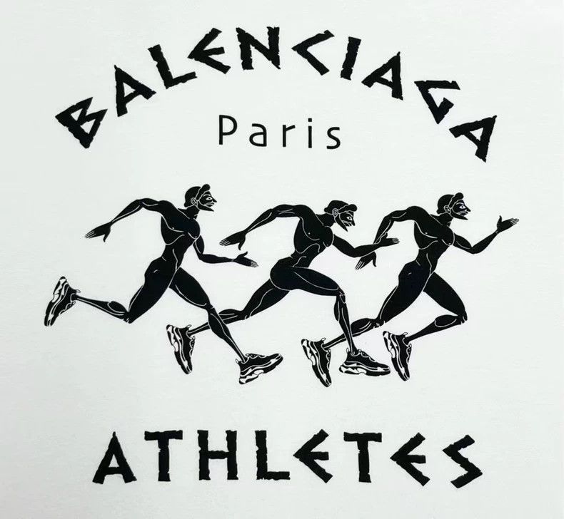 Balenciaga Balenciaga Short Sleeve Marathon Graphic TShirt-2505 Size US L / EU 52-54 / 3 - 3 Thumbnail