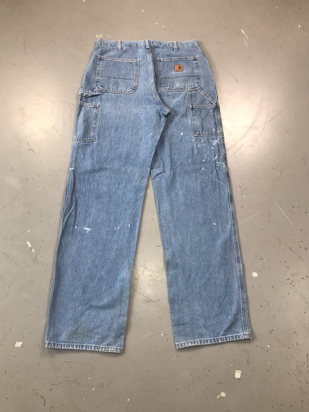 Carhartt Vintage Carhartt B13 STW painted dusty carpenter denim Size US 36 / EU 52 - 2 Thumbnail
