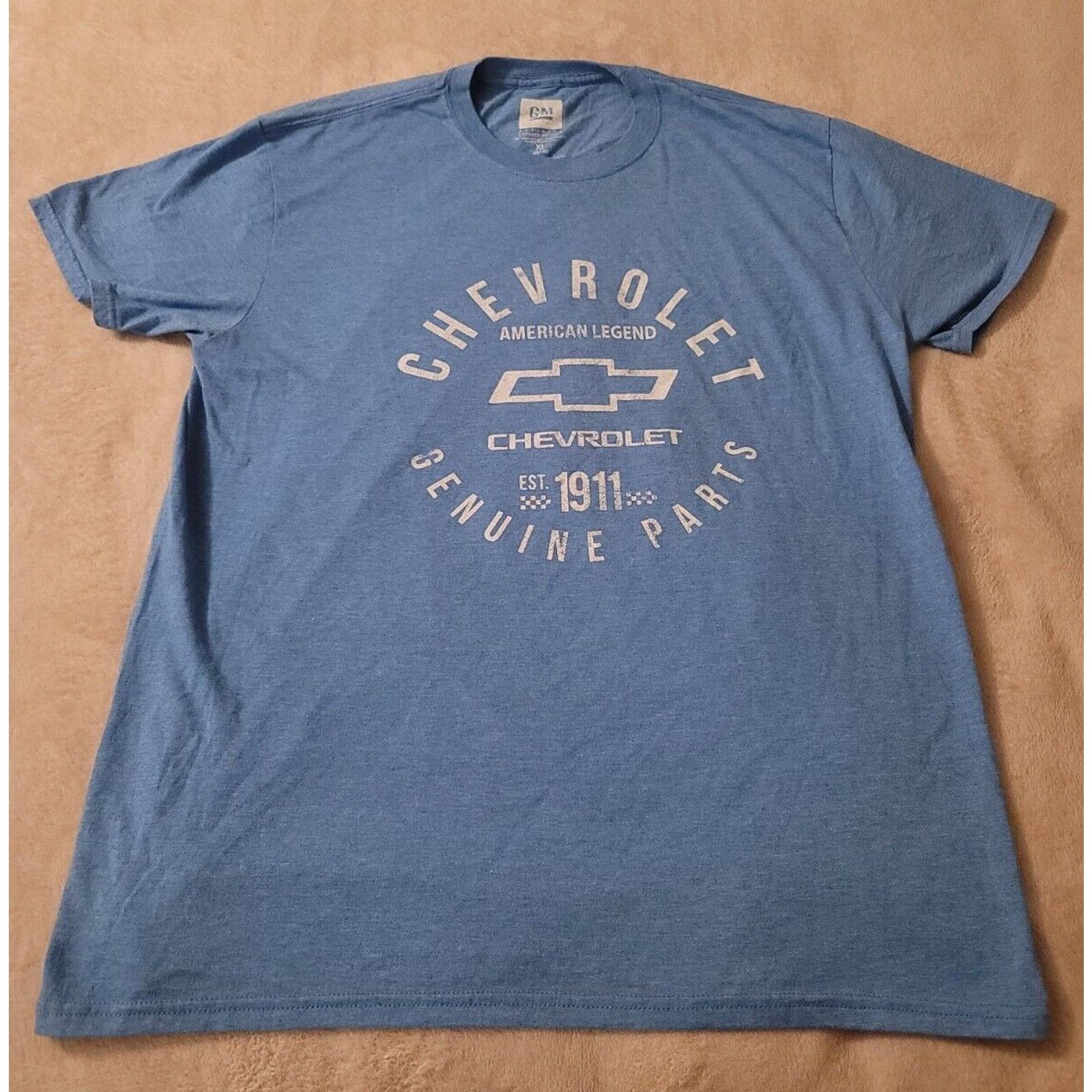 Other GM Official Logo XL Blue Short Sleeve T-Shirt Size US XL / EU 56 / 4 - 1 Thumbnail