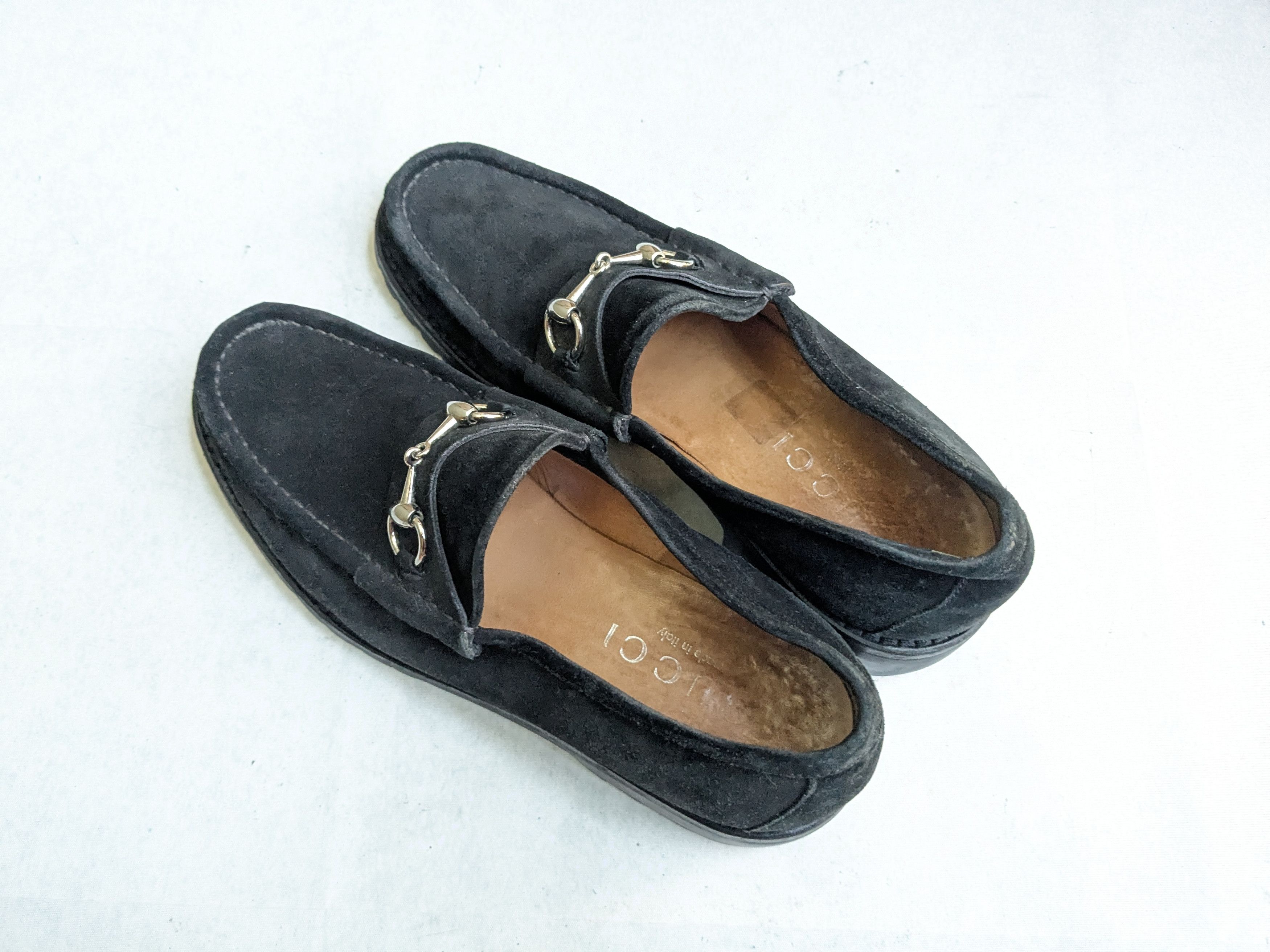 Gucci Gucci Horsebit Loafers Black Suede 9.5 Suede Leather Slip On Size US 9.5 / EU 42-43 - 14 Thumbnail