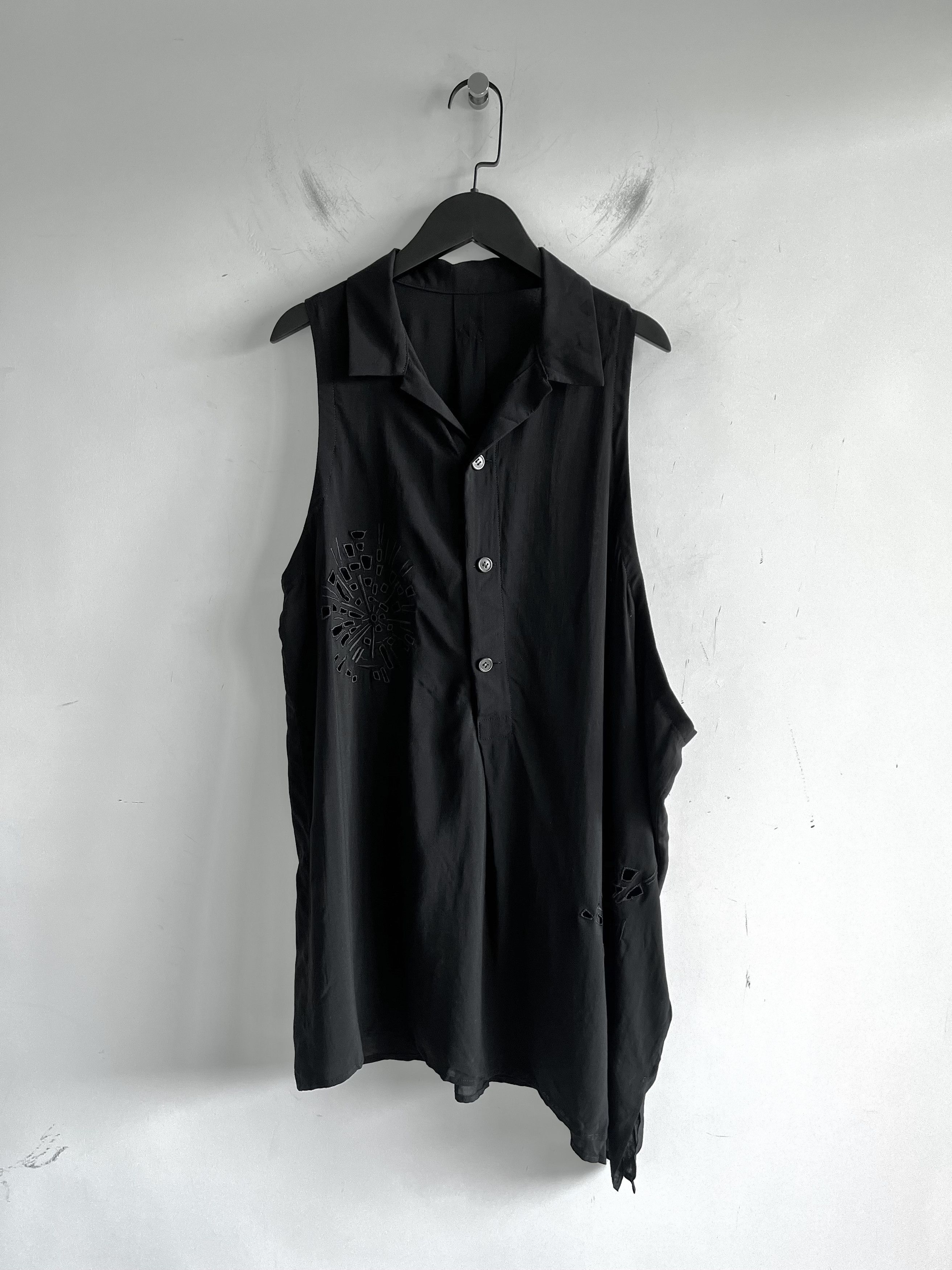 Yohji Yamamoto Yohji Yamamoto Y's - Asymmetrical Pullover Sleeveless Blouse Size S / US 4 / IT 40 - 3 Thumbnail