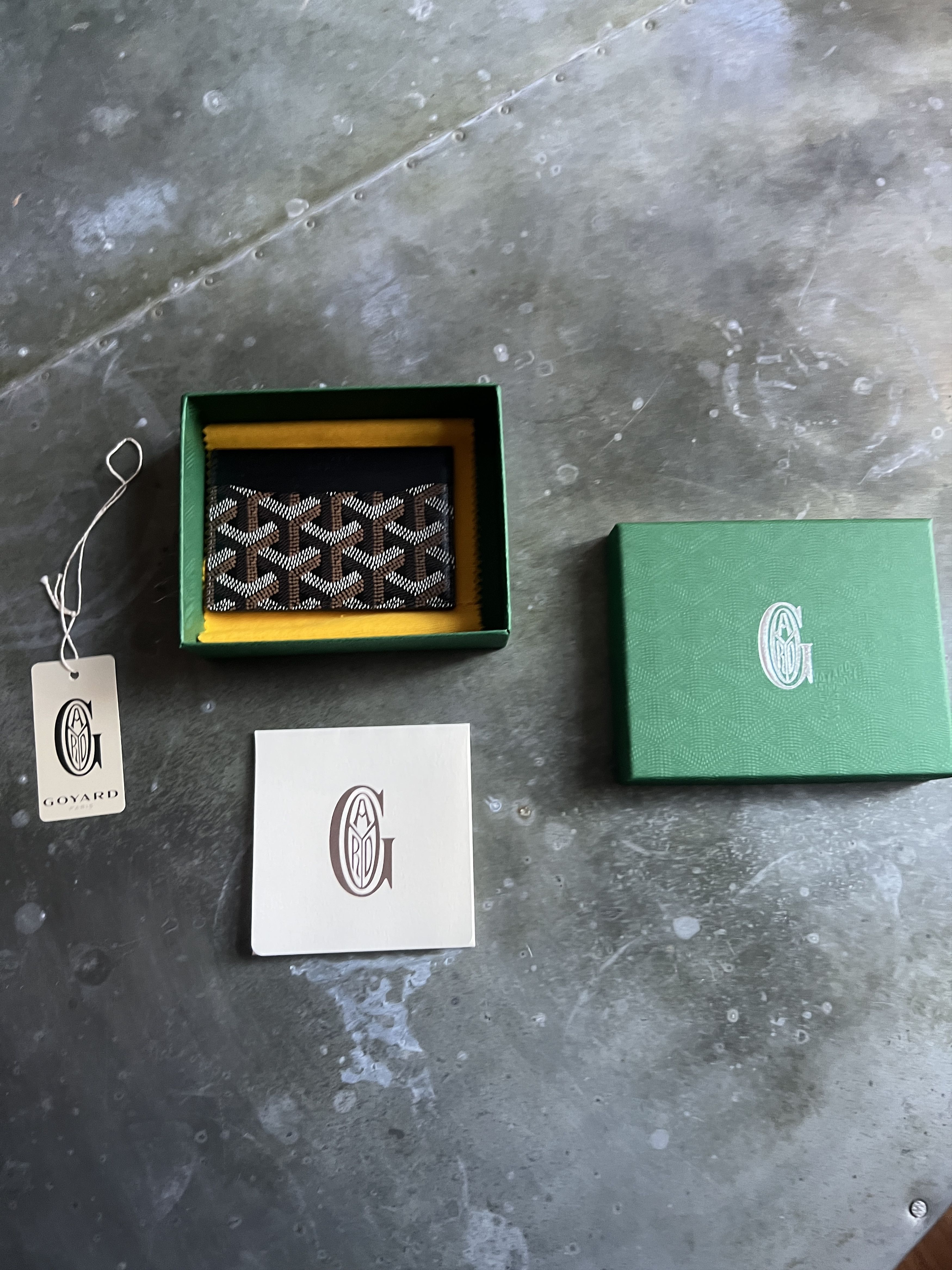 Goyard BNWT Goyard Cardholder in Black Size ONE SIZE - 3 Thumbnail