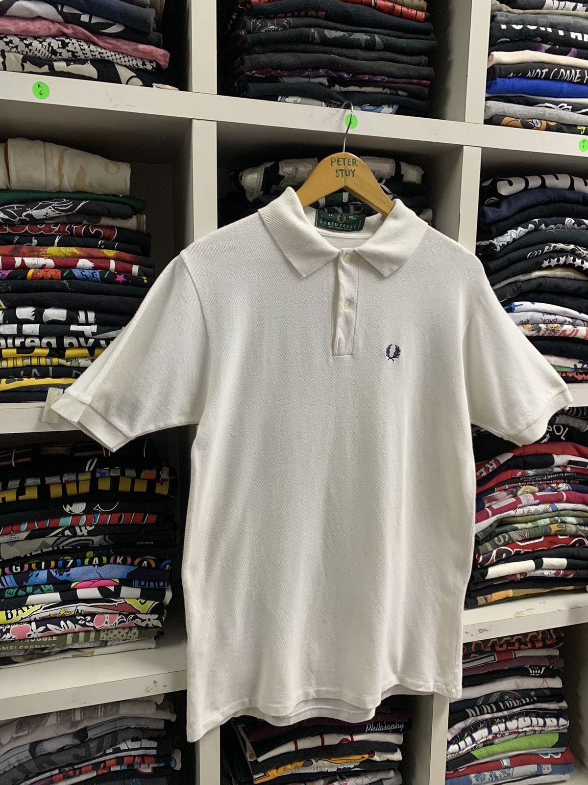 Fred Perry × Vintage Vintage Fred Perry Made England White Polo Size US XS / EU 42 / 0 - 5 Thumbnail