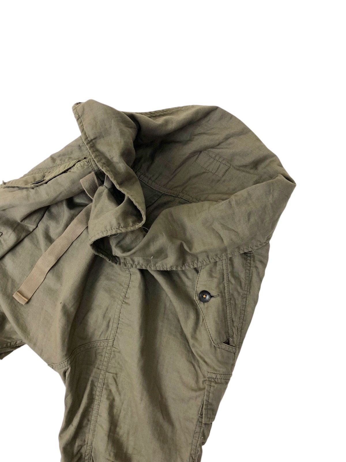 Japanese Brand Japan Brand JPEGG Wrap Ups Waist Crop Cargo Pants Size US 35 - 7 Thumbnail