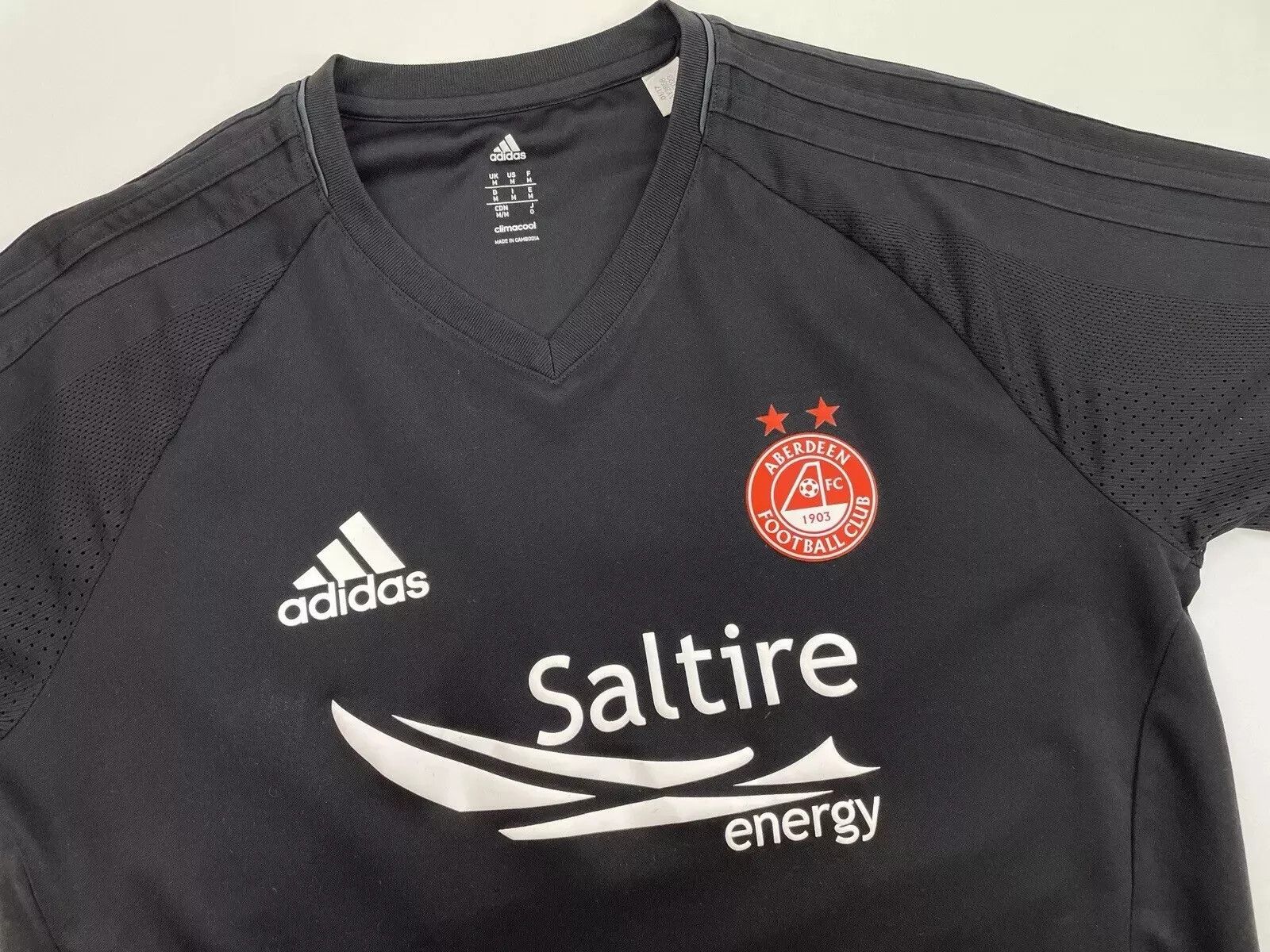 Adidas FC ABERDEEN 2017 2018 THIRD JERSEY SHIRT SOCCER PLAYER ISSUE Size US S / EU 44-46 / 1 - 6 Thumbnail