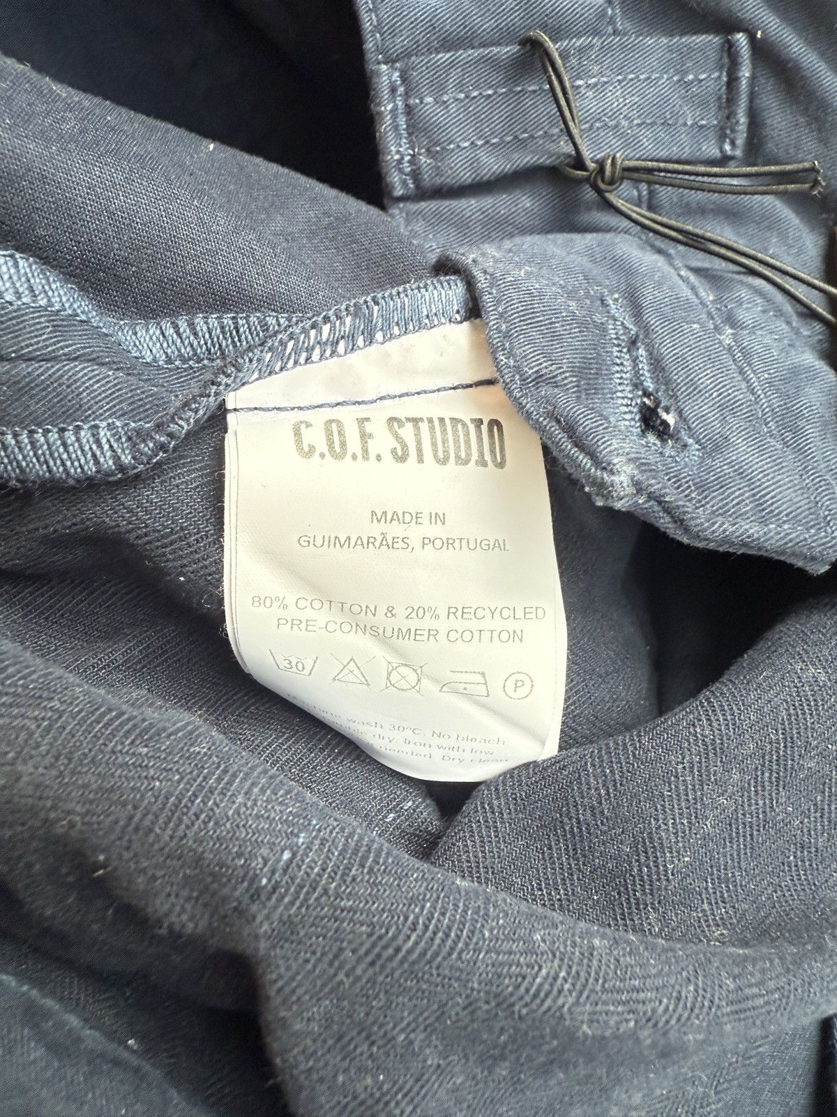 C.O.F. Studio COF Studio Fatigue Pants Double Twisted Twill Navy Size US 33 - 5 Thumbnail