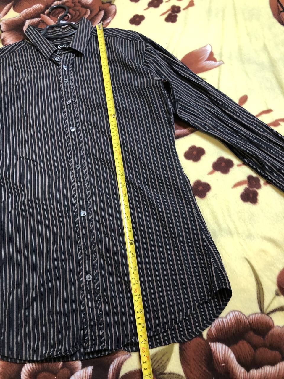 Dolce & Gabbana Men's Dolce & Gabbana (D&G) Formal Striped Shirt Size US M / EU 48-50 / 2 - 6 Thumbnail