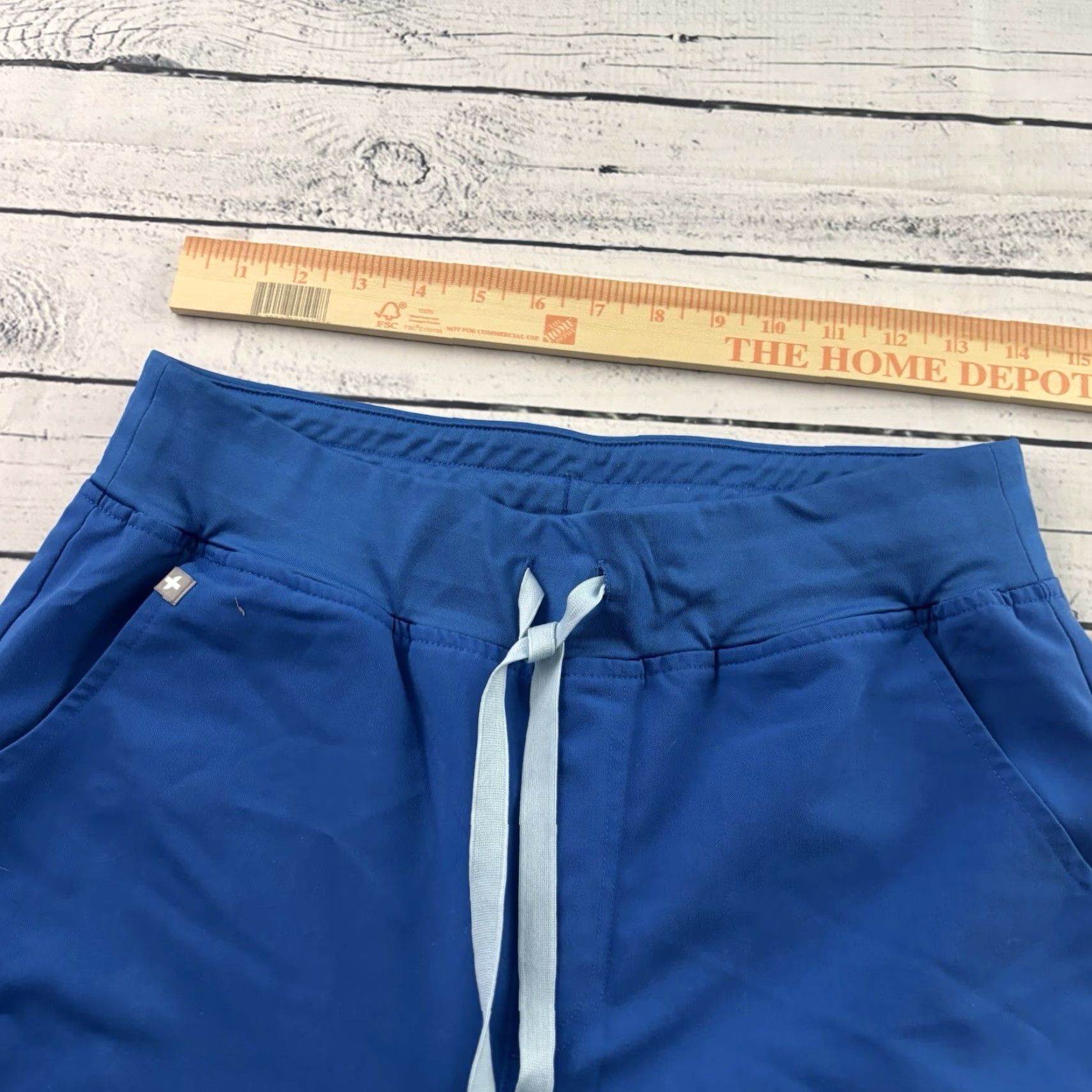 Vintage FIGS High Waisted Zamora Scrub Joggers Women's Medium Blue Joggers Womens Medium Blue FIGS Zamora High Waisted Scrub Joggers Mens? Size 32" / US 10 / IT 46 - 3 Thumbnail