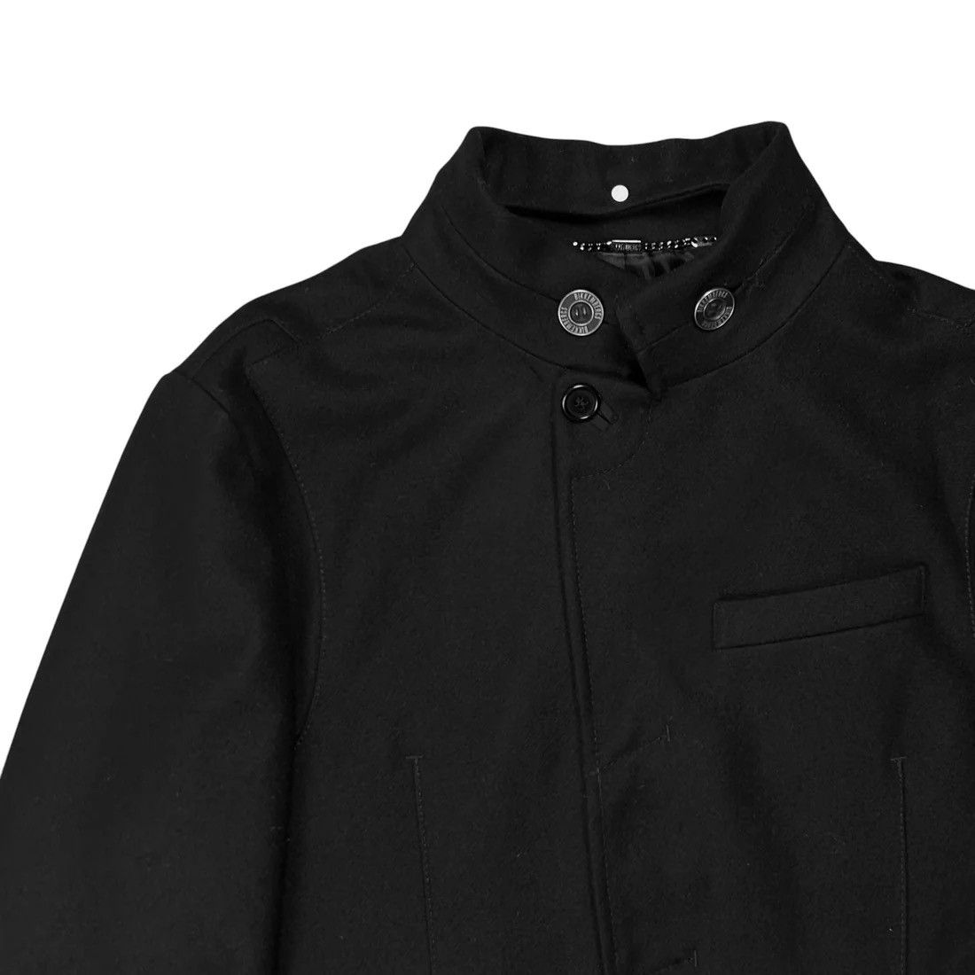 Dirk Bikkembergs Dirk Bikkembergs Twisted Stud Collar Wool Jacket - AW09 Size US M / EU 48-50 / 2 - 5 Thumbnail
