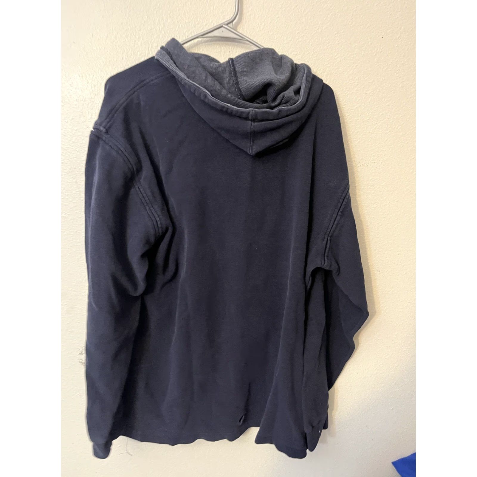 Chaps VINTAGE Chaps Ralph Lauren Navy Blue Logo Pullover Hoodie M Mens 90s Size US M / EU 48-50 / 2 - 3 Thumbnail