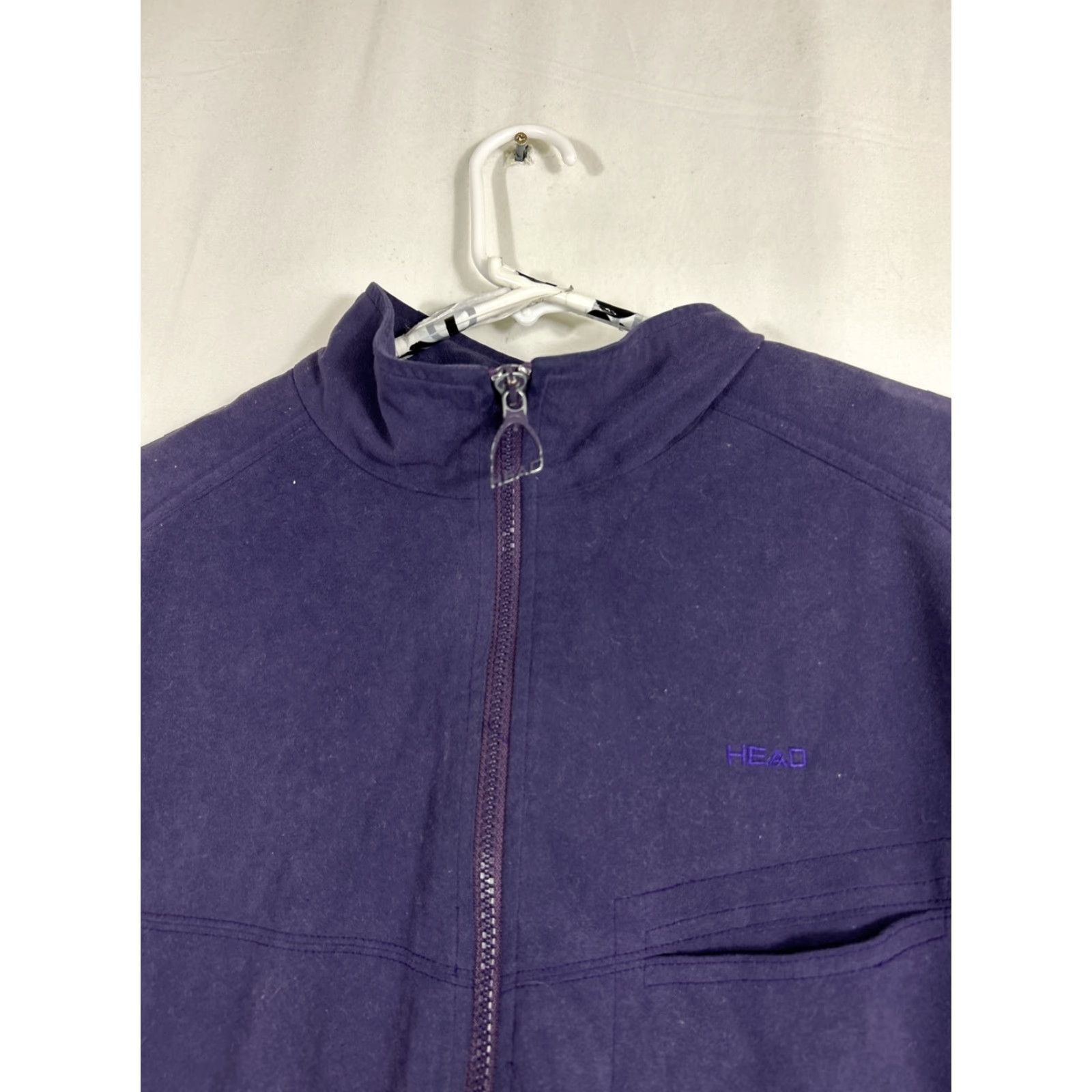Vintage VINTAGE Head Jacket Tennis Men’s L Purple Full Zip USA Made Head Tennis Jacket L Mens Purple Full Zip Size US L / EU 52-54 / 3 - 3 Thumbnail