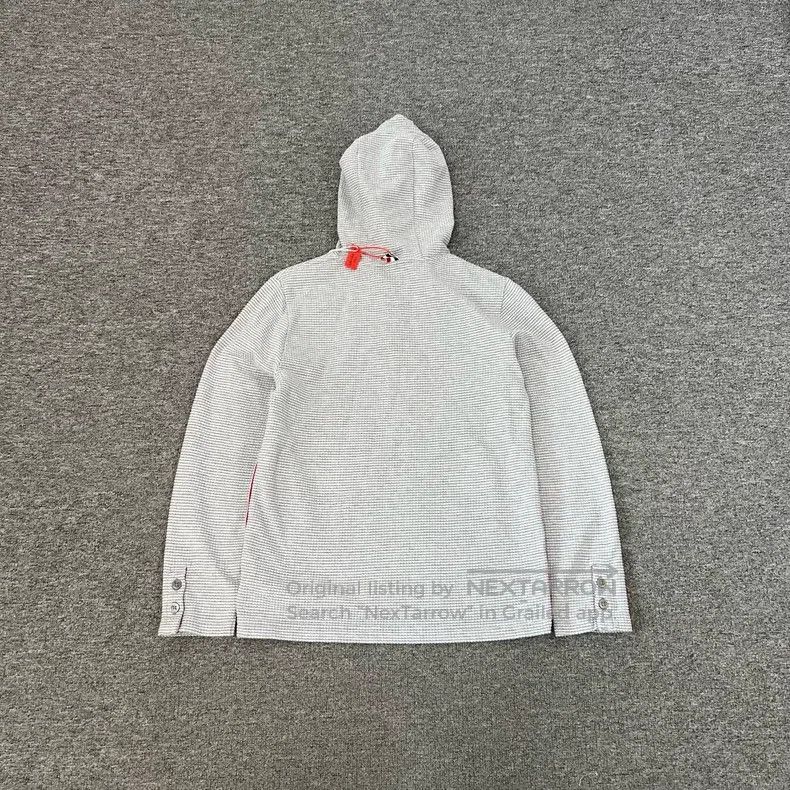 Thom Browne Thom Browne Waffle Hooded Sweatshirt Size US XS / EU 42 / 0 - 2 Thumbnail