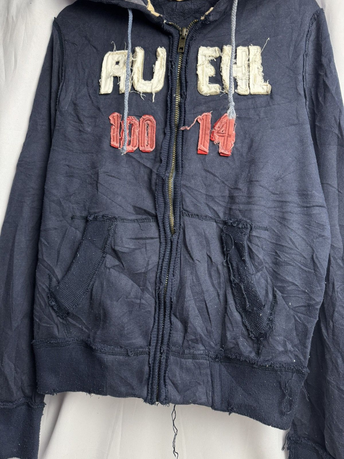 Hysteric Glamour × If Six Was Nine × Japanese Brand Japanese Distressed Ruehl Hoodie Ifsix lgb style Size US L / EU 52-54 / 3 - 4 Thumbnail