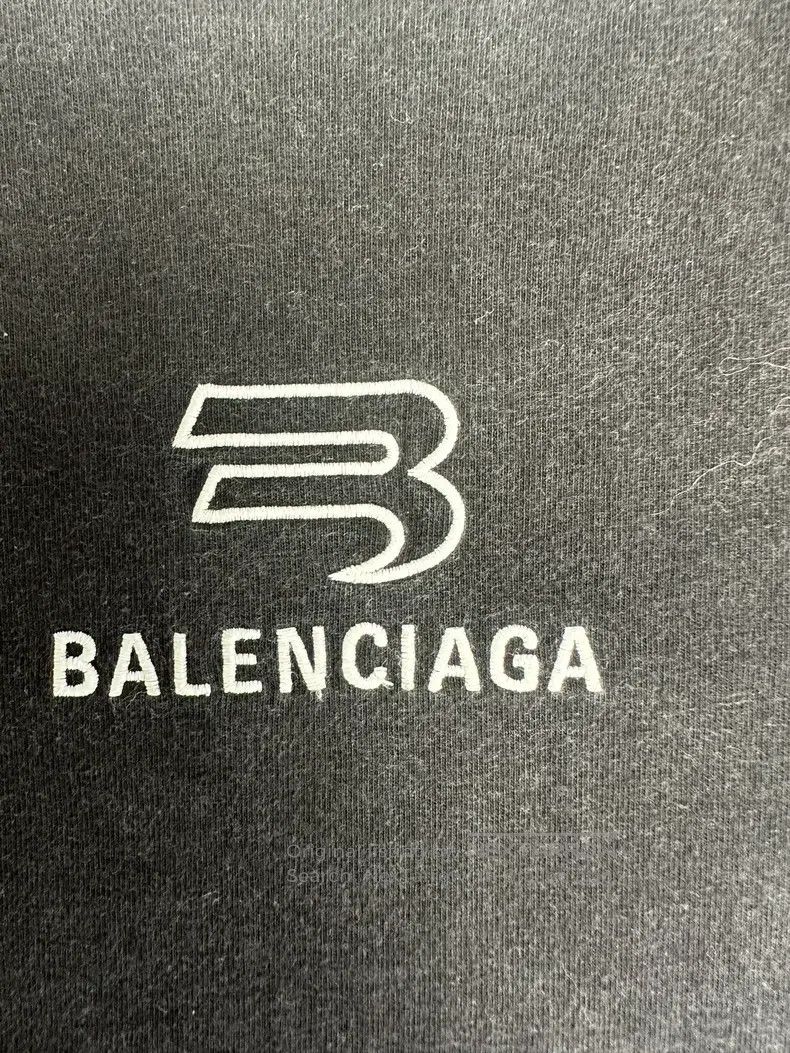 Balenciaga Balenciaga Contrast Letter Printed Short Sleeve Casual T-S Size US M / EU 48-50 / 2 - 3 Thumbnail