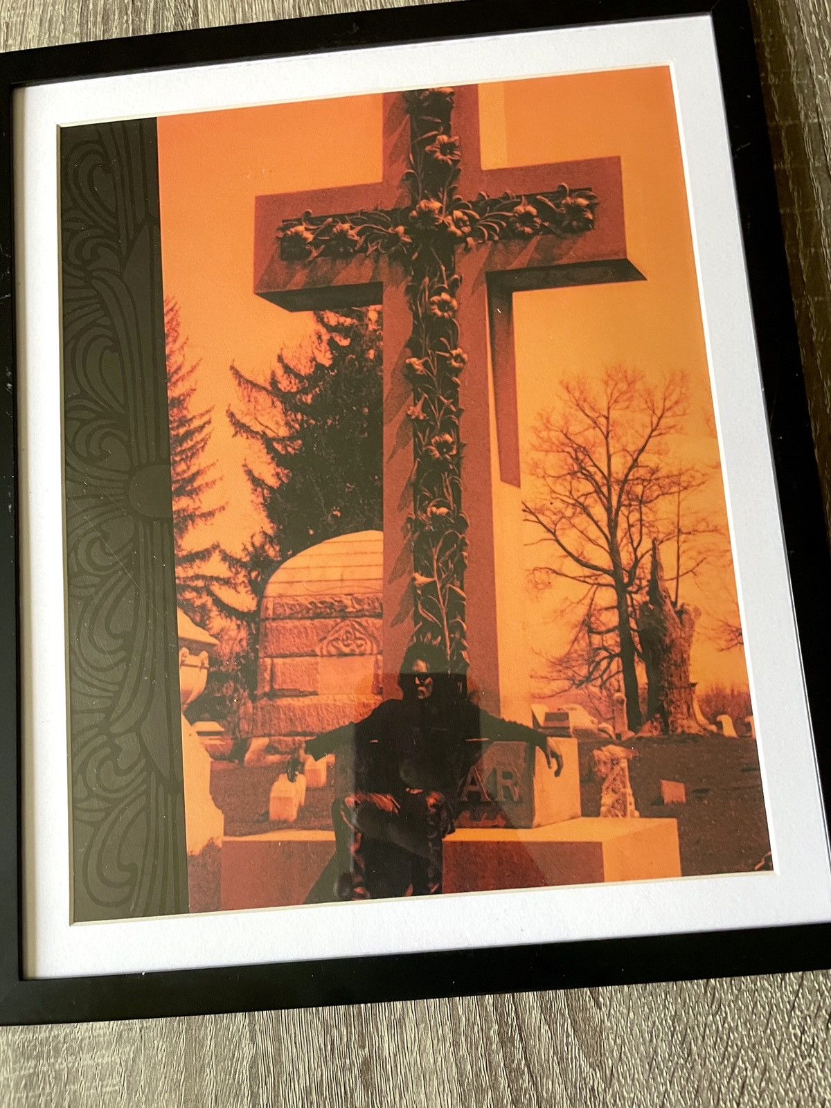 Chrome Hearts × Vintage Chrome Hearts big cross 9x11 magazine cutout Framed poster Size ONE SIZE - 2 Thumbnail