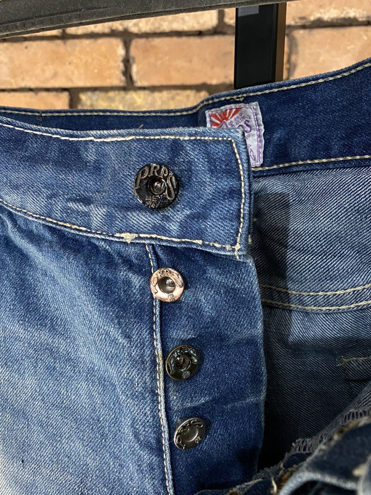 Prps $476 OG PRPS JAPAN MEDIUM WASH JEANS DENIM RELAX FIT Size US 38 / EU 54 - 4 Thumbnail