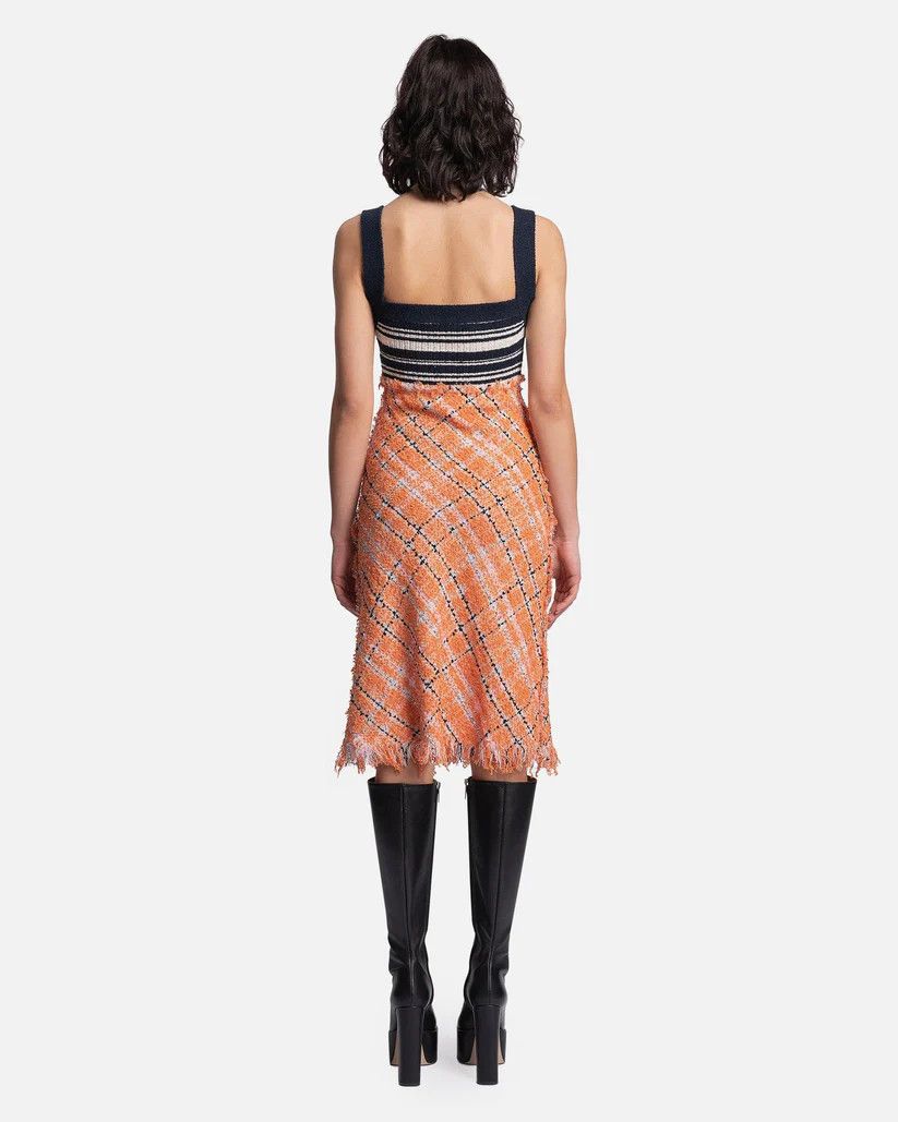 Marni o1y1025 Midi Dress in Multicolor Size L / US 10 / IT 46 - 3 Thumbnail