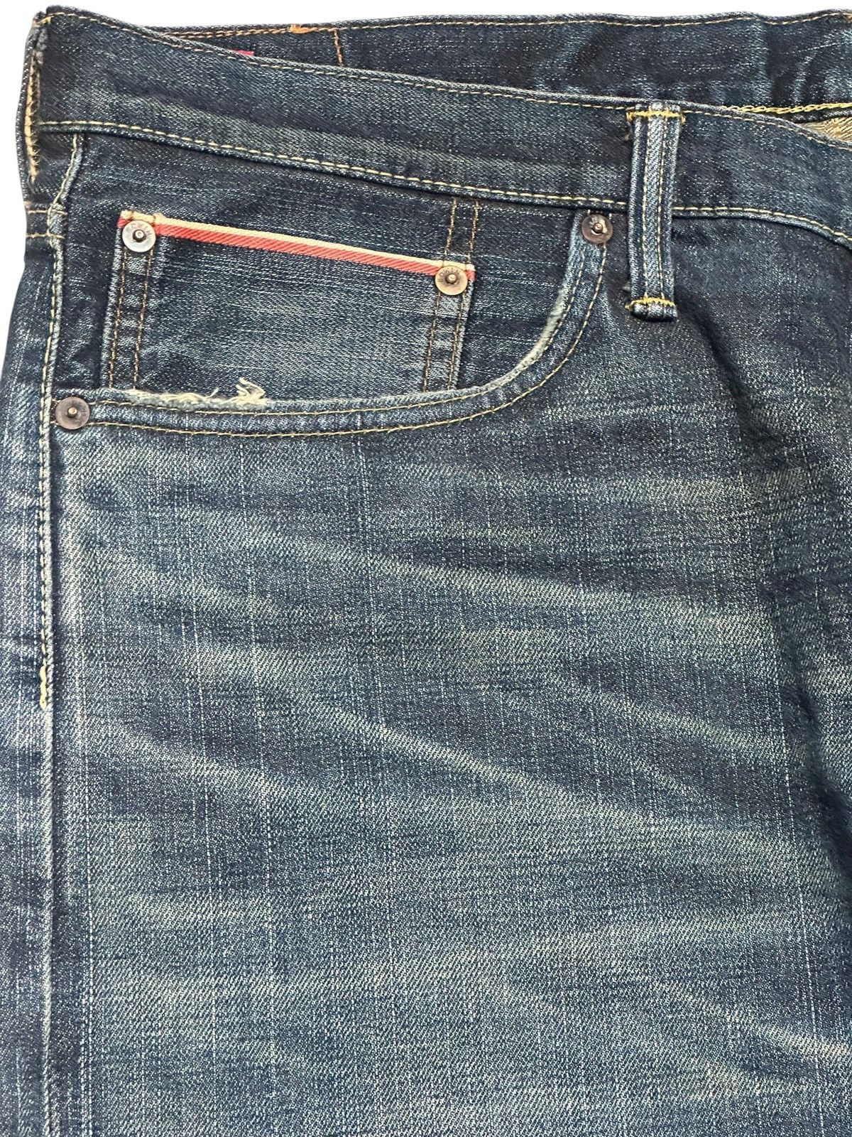 Edwin Edwin 505Z Vtg Selvage Denim Japan Jeans Straight and Faded Size US 32 / EU 48 - 7 Thumbnail
