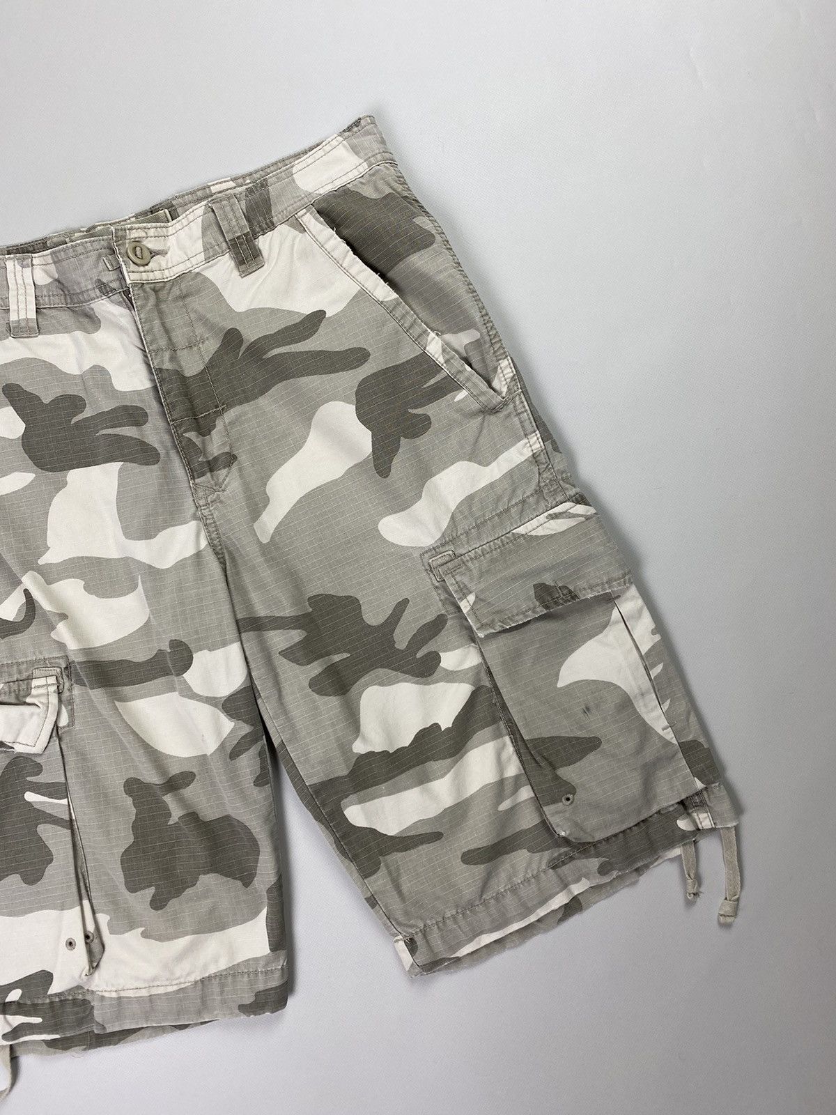 Schott Schott vintage men’s military cargo camo rip stop shorts Size US 32 / EU 48 - 6 Thumbnail