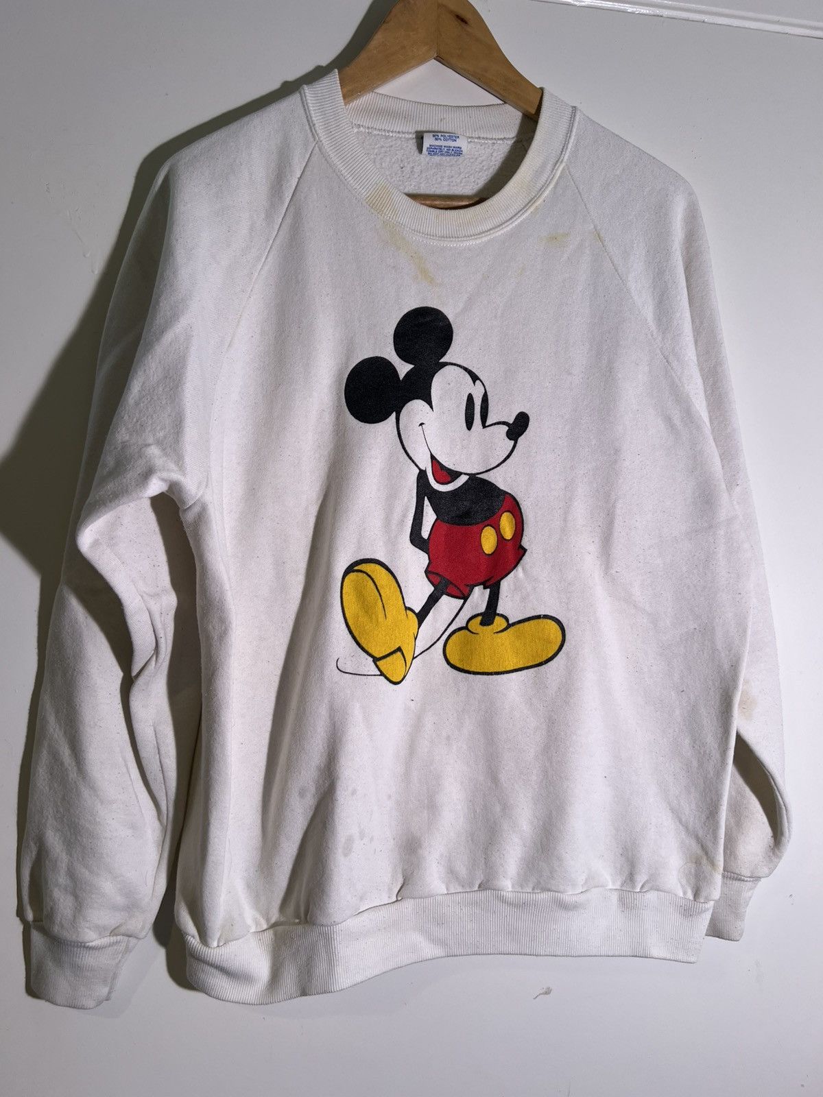 Disney 80’s 90’s VTG Vintage Mickey Mouse Disney Retro Sweatshirt Size US L / EU 52-54 / 3 - 1 Thumbnail