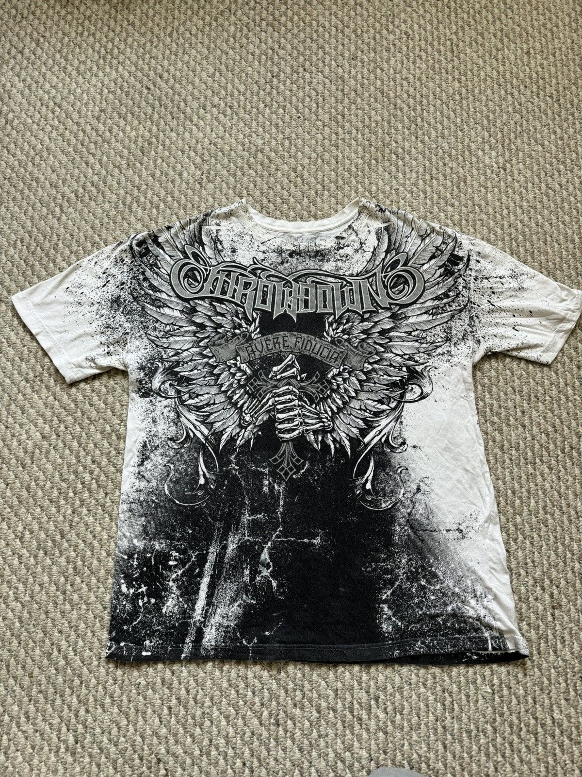 Affliction Y2K Throwdown Shirt (XXL) Size US XXL / EU 58 / 5 - 1 Thumbnail