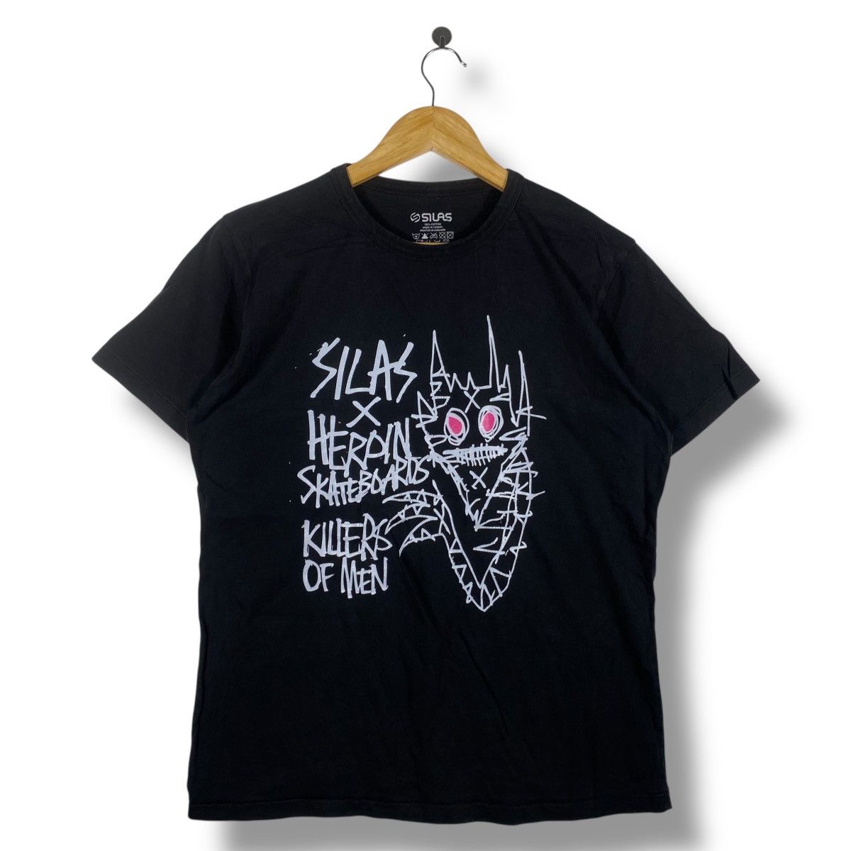 Silas SILAS x HEROIN SKATEBOARDS Killers Of Men Graphic Tee Shirt Size US M / EU 48-50 / 2 - 1 Thumbnail