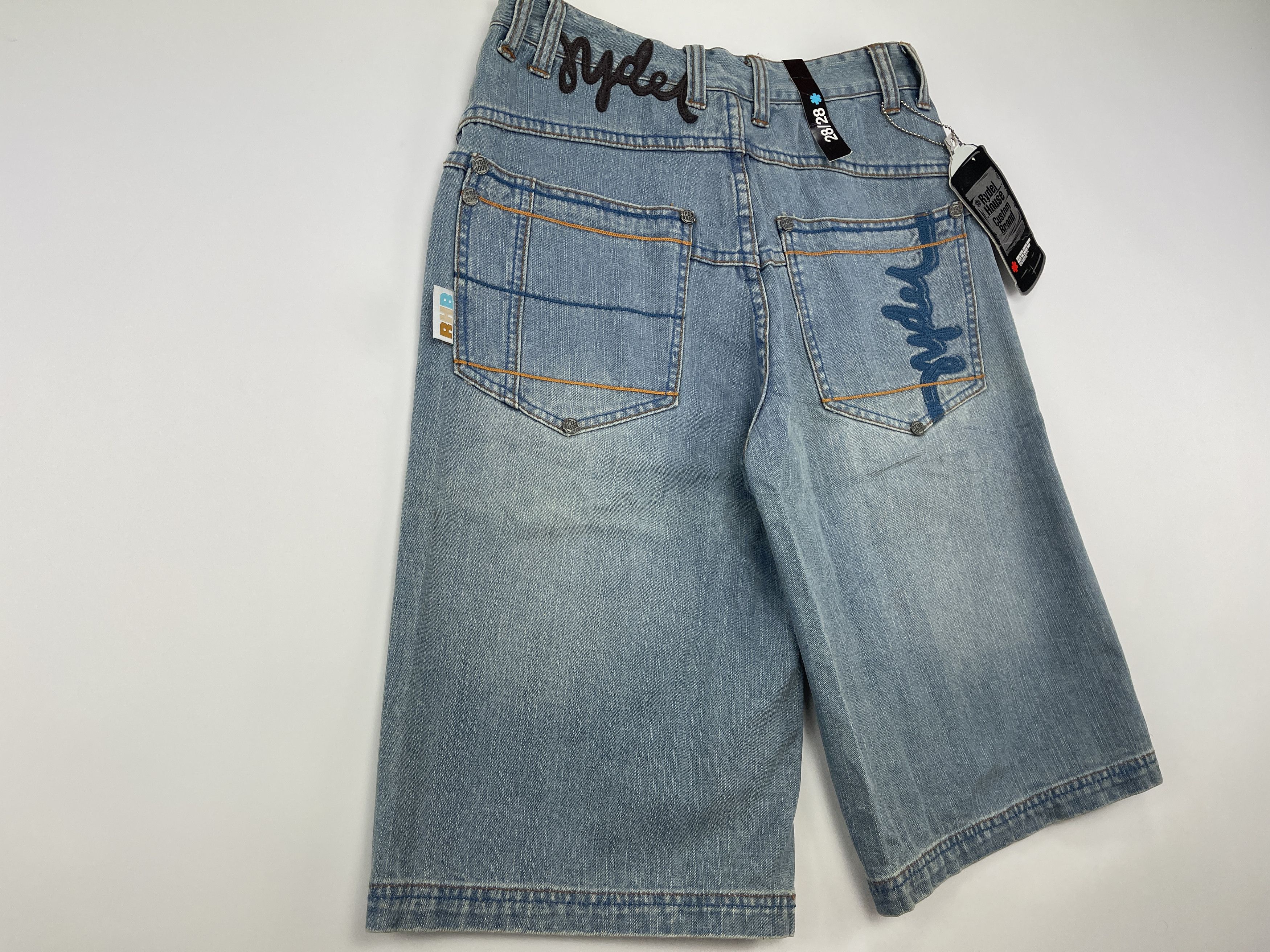 Vintage Rydel House shorts, vintage jeans 90s hip hop 1990s baggy 28 Size US 28 / EU 44 - 2 Thumbnail